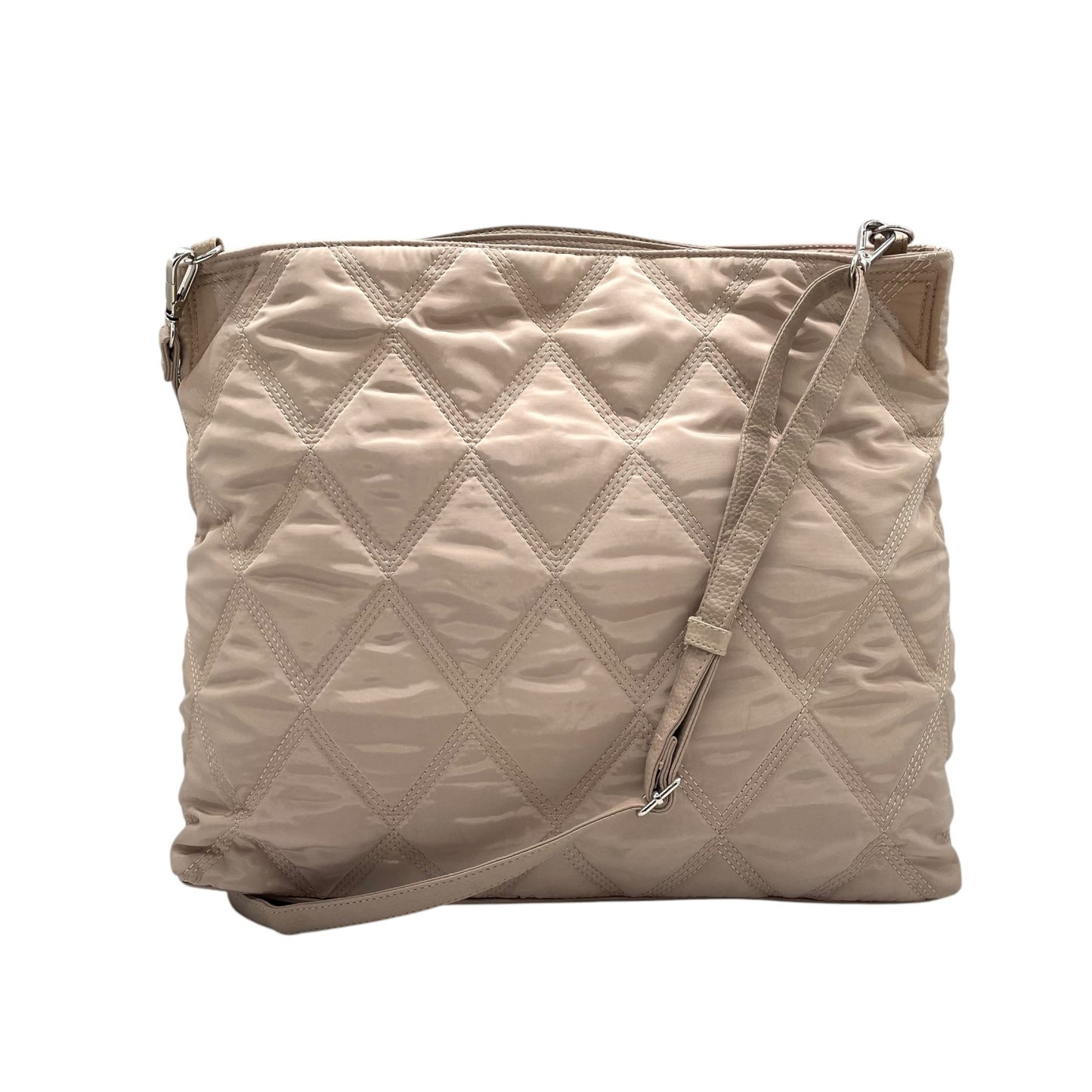 ダイアナ DIANA キルティング ショルダーバッグ ベージュ ナイロン トート 2WAY A4収納可 上品 T2