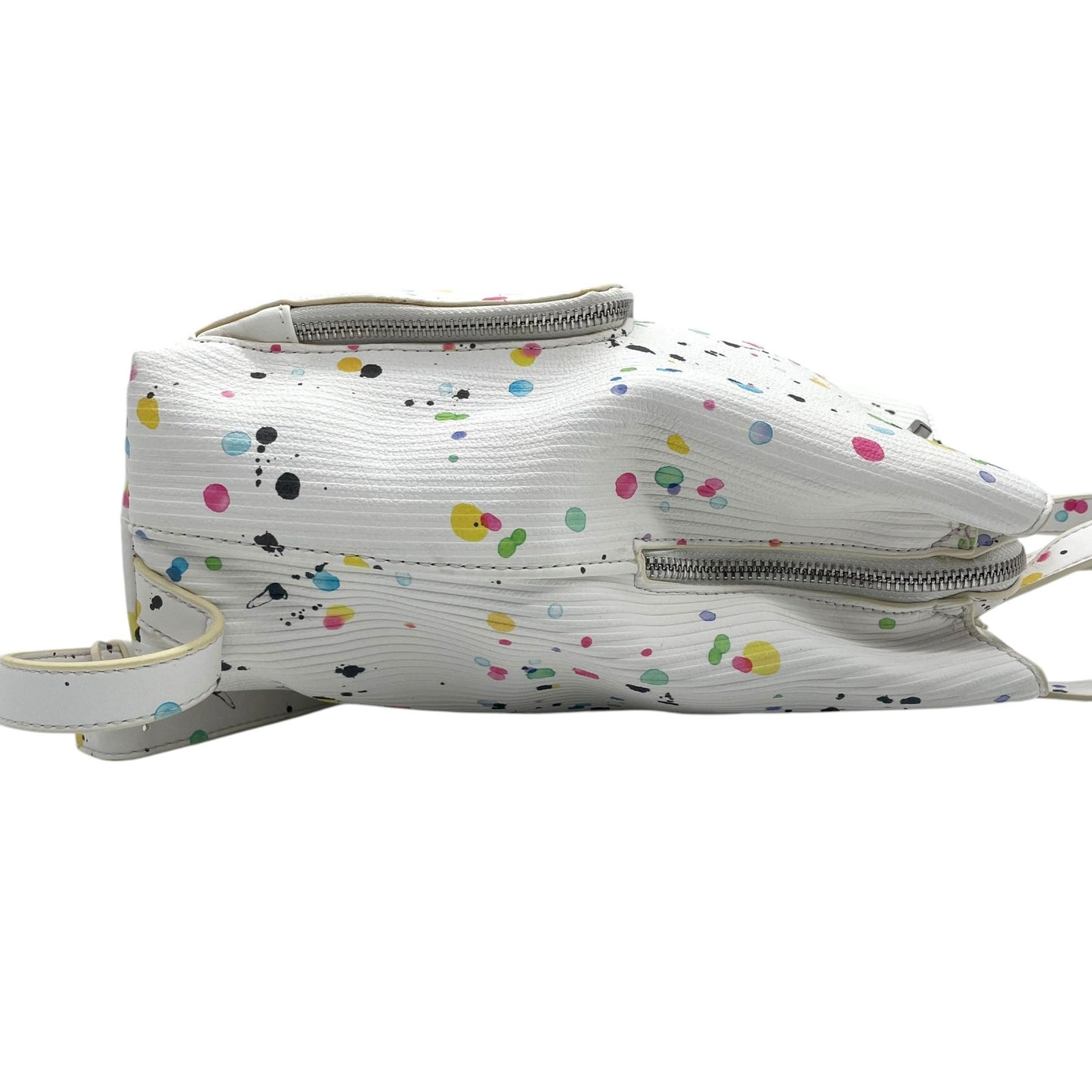 デシグアル Desigual バックパック リュック 白 ホワイト カラフル ペイント柄 マルチカラー アートデザイン S95