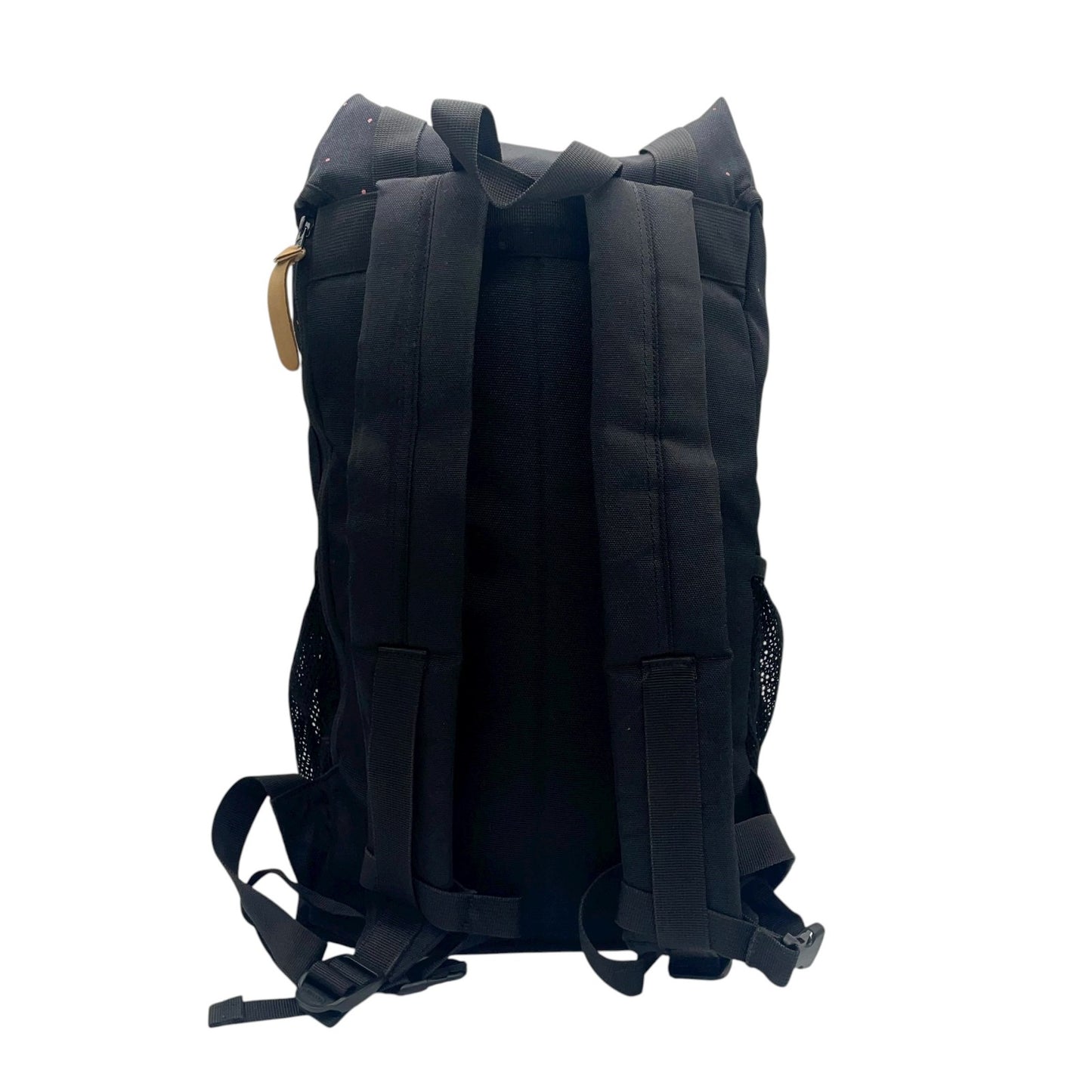 美品 アウトドアプロダクツ OUTDOOR PRODUCTS コーデュラ リュックサック バックパック 黒 ブラック ドット柄 S93