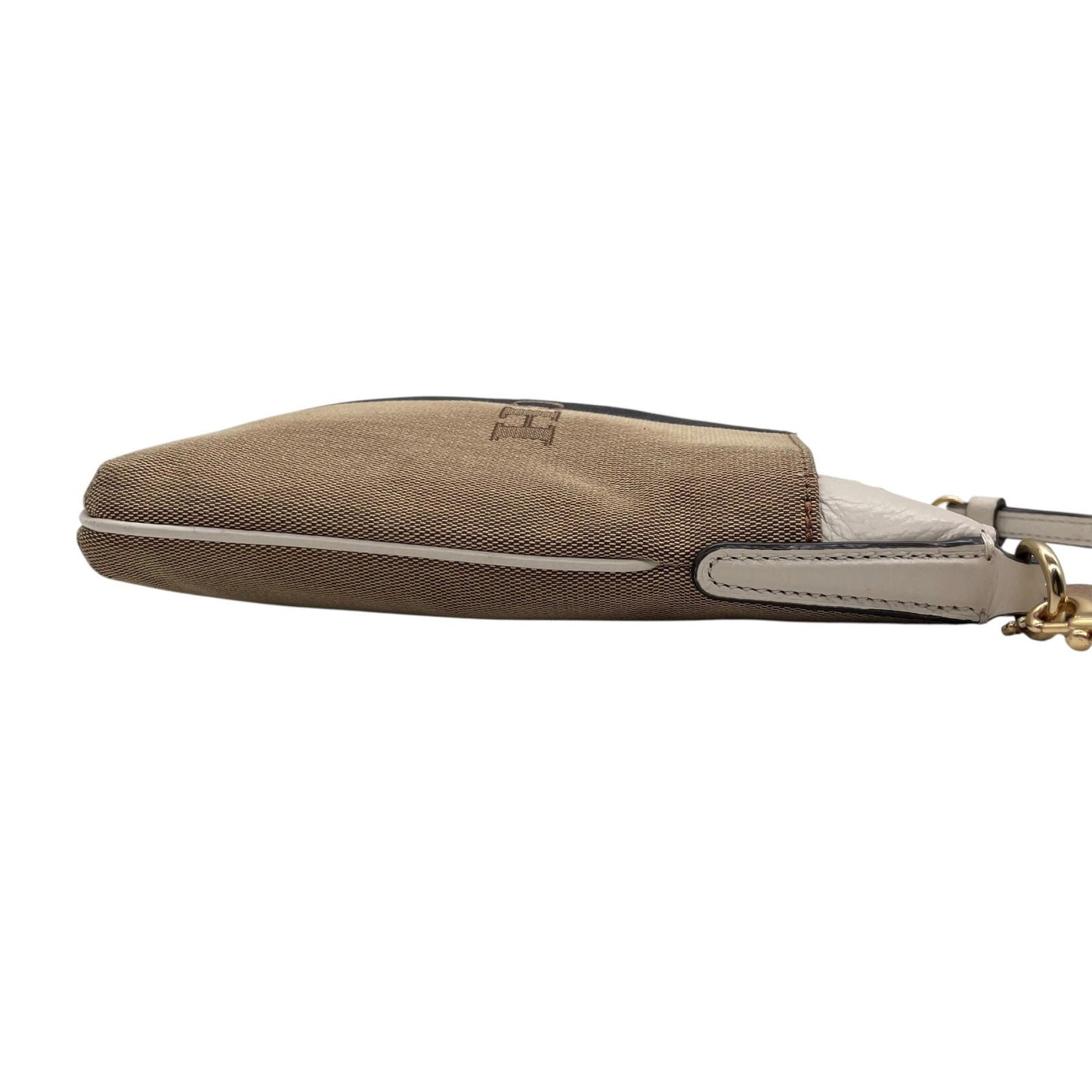 コーチ COACH ホースアンドキャリッジ ロゴ 馬車 キャンバス ショルダーバッグ ベージュ ネイビー レザー S50