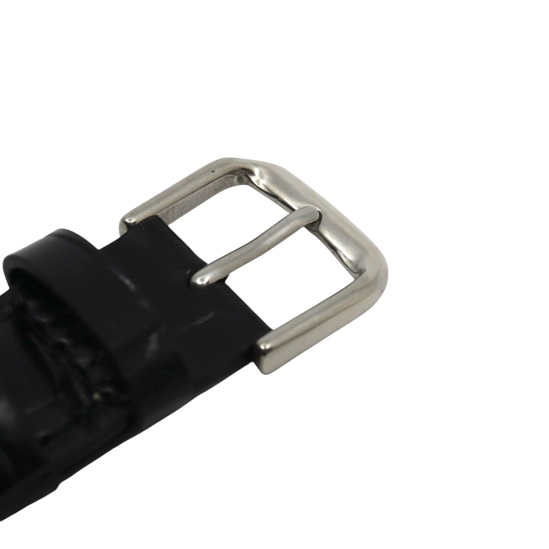 美品 電池交換済 新品ベルト バーバリー Burberrys 6000G 腕時計 メンズウォッチ クォーツ ゴールド ホワイト文字盤 ローマンインデックス ホースロゴ クラシック ヴィンテージ エレガント ドレスウォッチ 稼働品 G3