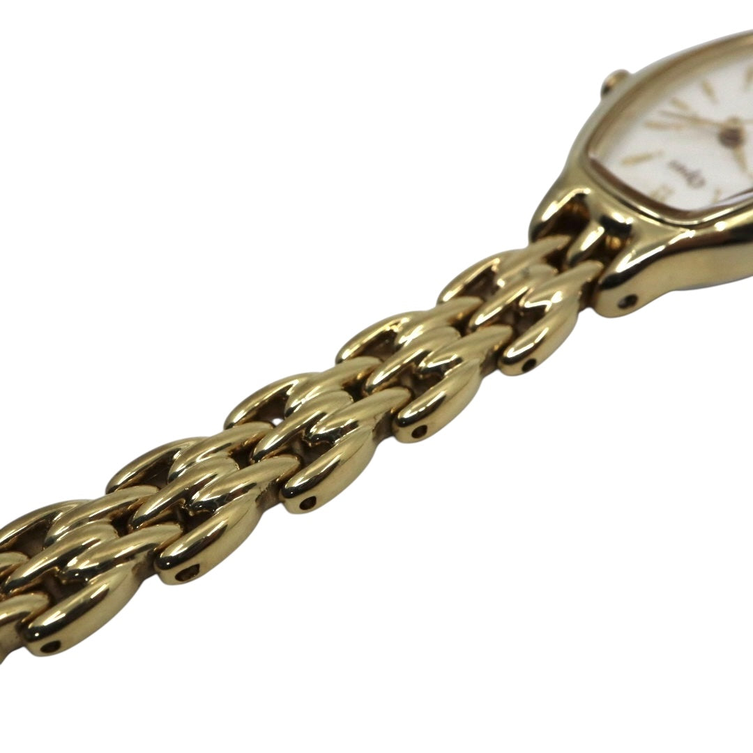 citizen シチズン オーパス クオーツ 腕時計 5421-F46924 ゴールドトーン トノーケース ホワイト文字盤 ステンレススチール レディース G8