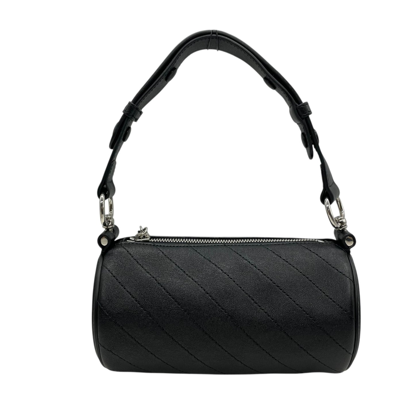 新品同様 GUCCI グッチ ブロンディ ミニバッグ ハンドバッグ レザー 本革 ブラック 黒 760170 インターロッキング GG シルバー金具 レディース A