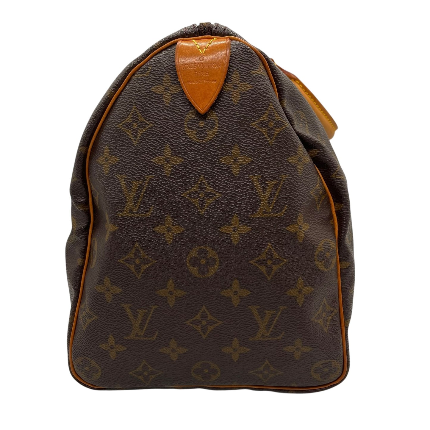 LOUIS VUITTON ルイヴィトン スピーディ35 2WAY ミニボストンバッグ モノグラム PVC レザー ブラウン ゴールド金具 M41107 レディース 斜め掛け パドロック付 E