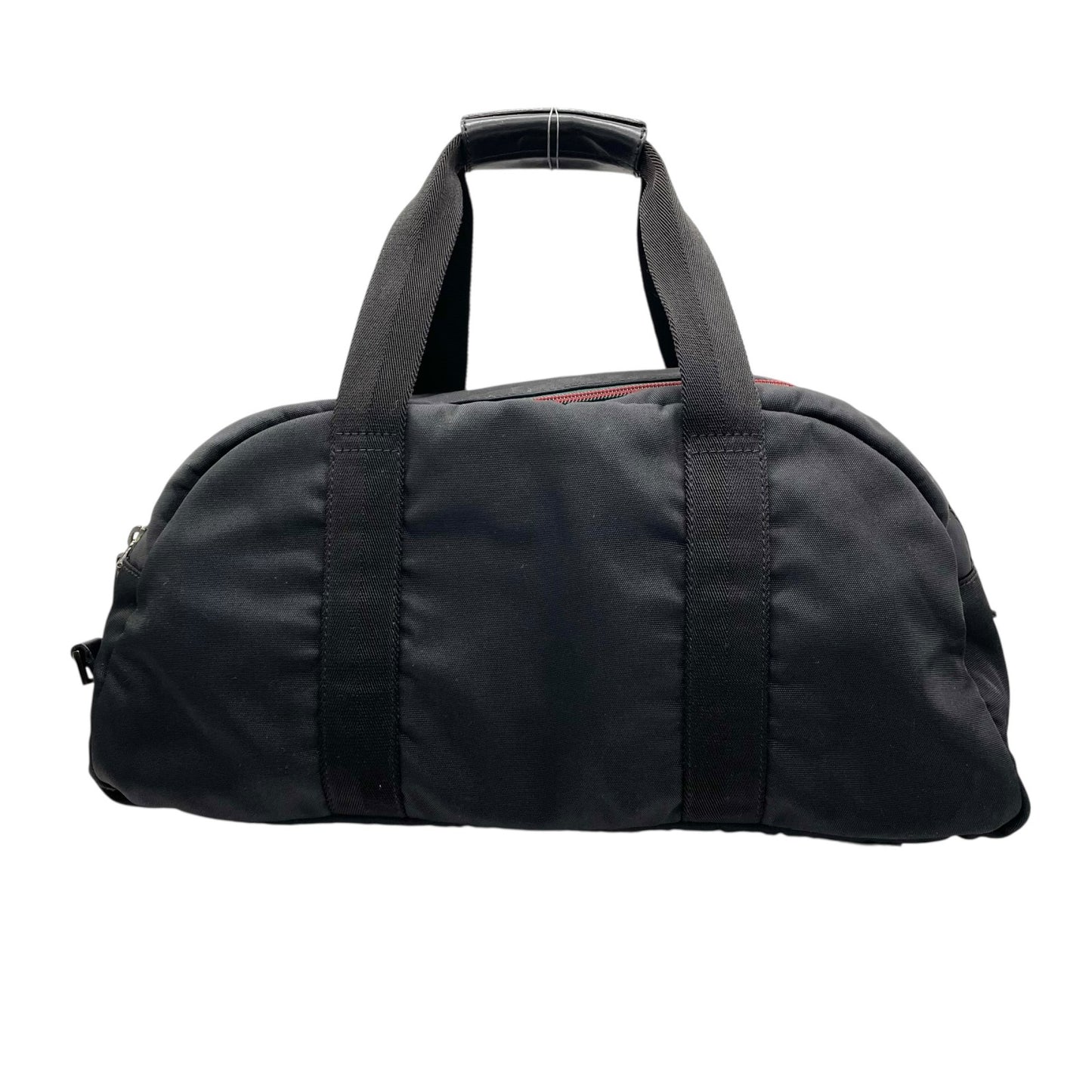 極美品 GUCCI グッチ ボストンバッグ 2WAY ハンドバッグ ブラック 黒 ナイロン 肩掛け 斜め掛け クロスボディ シルバー金具 メンズ レディース ユニセックス トラベルバッグ 大容量 Z4