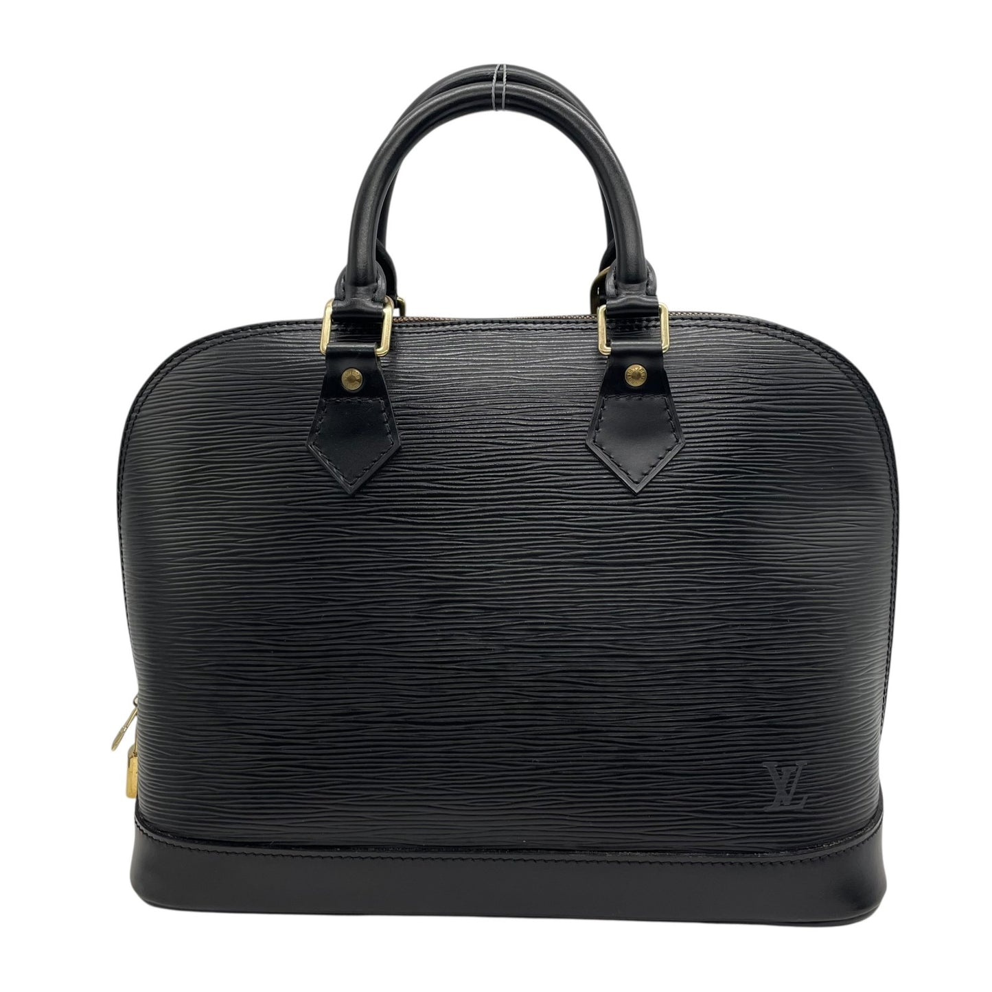 極美品 LOUIS VUITTON ルイヴィトン エピ アルマ 2WAY ハンドバッグ ショルダーバッグ 黒 ノワール ブラック レザー ゴールド金具 M52142 斜め掛け可 メンズ B