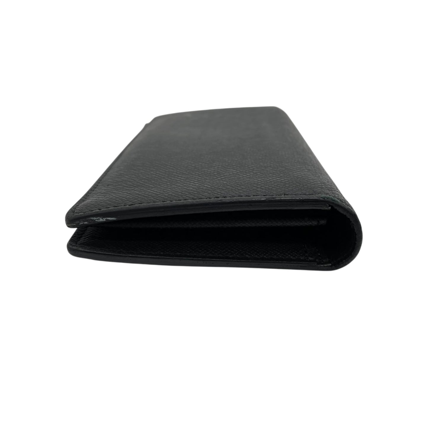 LOUIS VUITTON ルイヴィトン タイガ ポルトフォイユ･ブラザ 二つ折り 長財布 M30501 レザー 黒 ブラック シルバー金具 メンズ W5