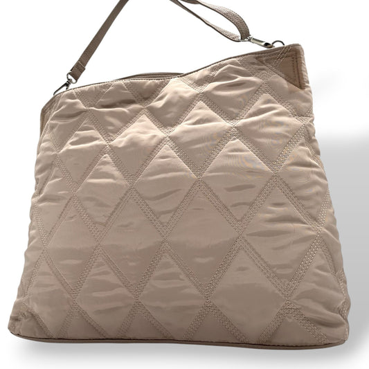 ダイアナ DIANA キルティング ショルダーバッグ ベージュ ナイロン トート 2WAY A4収納可 上品 T2
