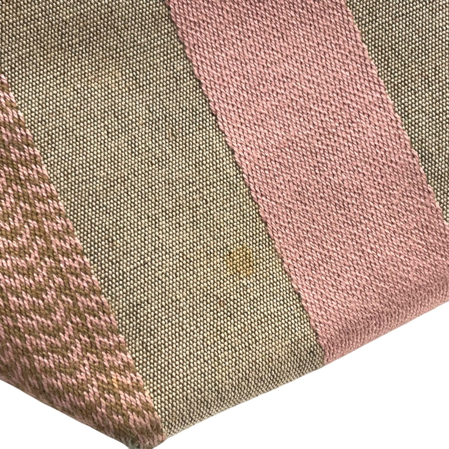 美品 ロンシャン LONGCHAMP ルプリアージュ ハンドバッグ トートバッグ マルチカラー ストライプ ベージュ ピンク キャンバス×レザー U2