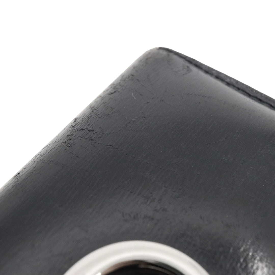 カルティエ Cartier マストライン パンテール キーケース 6連 黒 ブラック シルバー レザー 銀金具 M5