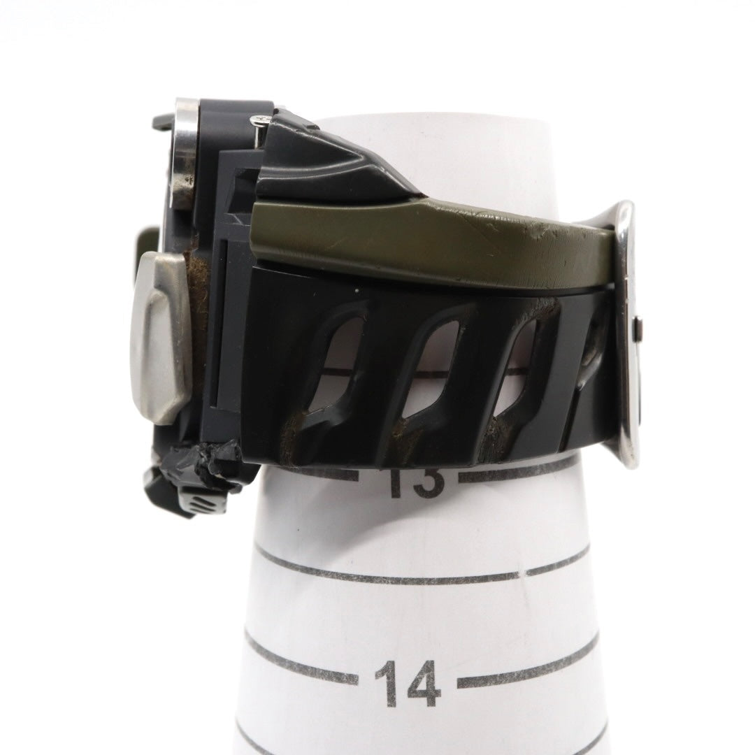 【電池交換済】カシオ G-SHOCK LUNGMAN DWG-100 腕時計 メンズウォッチ パルスチェック 心拍数計測 マスターオブG デジタル クォーツ ブラック ヴィンテージ 90年代 レア コレクターズアイテム 20気圧防水 耐衝撃構造 稼働品 G7