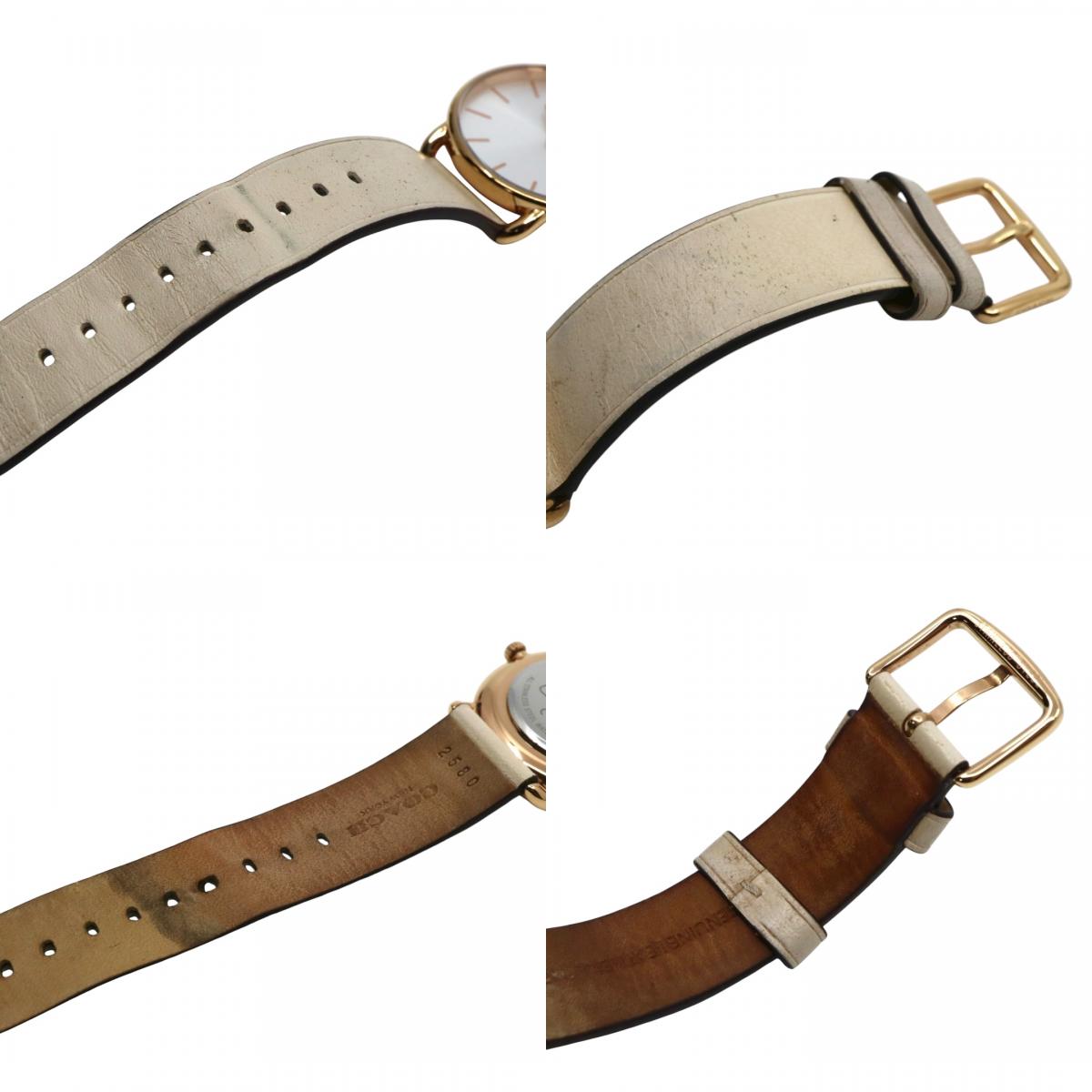 【美品】コーチ COACH 腕時計 レディース グランド GRAND ゴールド シルバー レザー 馬車ロゴ CA.158.7.34.2401 クォーツ アナログ 3針 ビジネス オフィス 通勤 通学 シンプル エレガント 上品 クラシック 純正箱付 G11