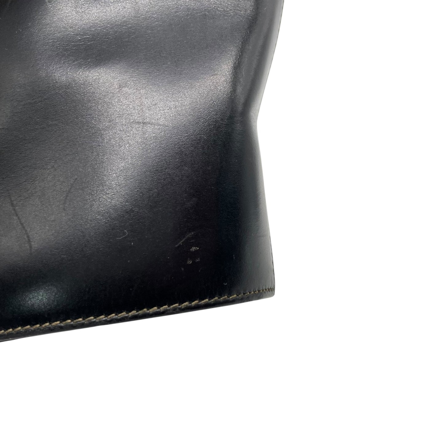 Salvatore Ferragamo サルヴァトーレ フェラガモ BA216161 ハンドバッグ ヴァラリボン 黒 ブラック レザー ゴールド金具 バケツ型 ヴィンテージ レディース B4