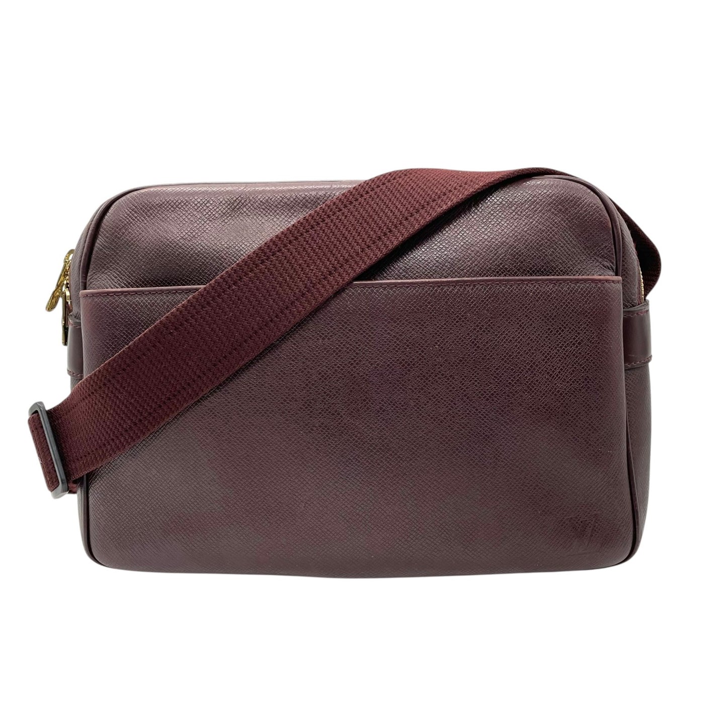 LOUIS VUITTON ルイヴィトン タイガ リポーター M30156/SP0958 エンジ レザー ルイヴィトン Louis Vuitton タイガ ショルダーバッグ ブラウン 茶色 レザー ゴールド金具 スクエア型 ヴィンテージ C