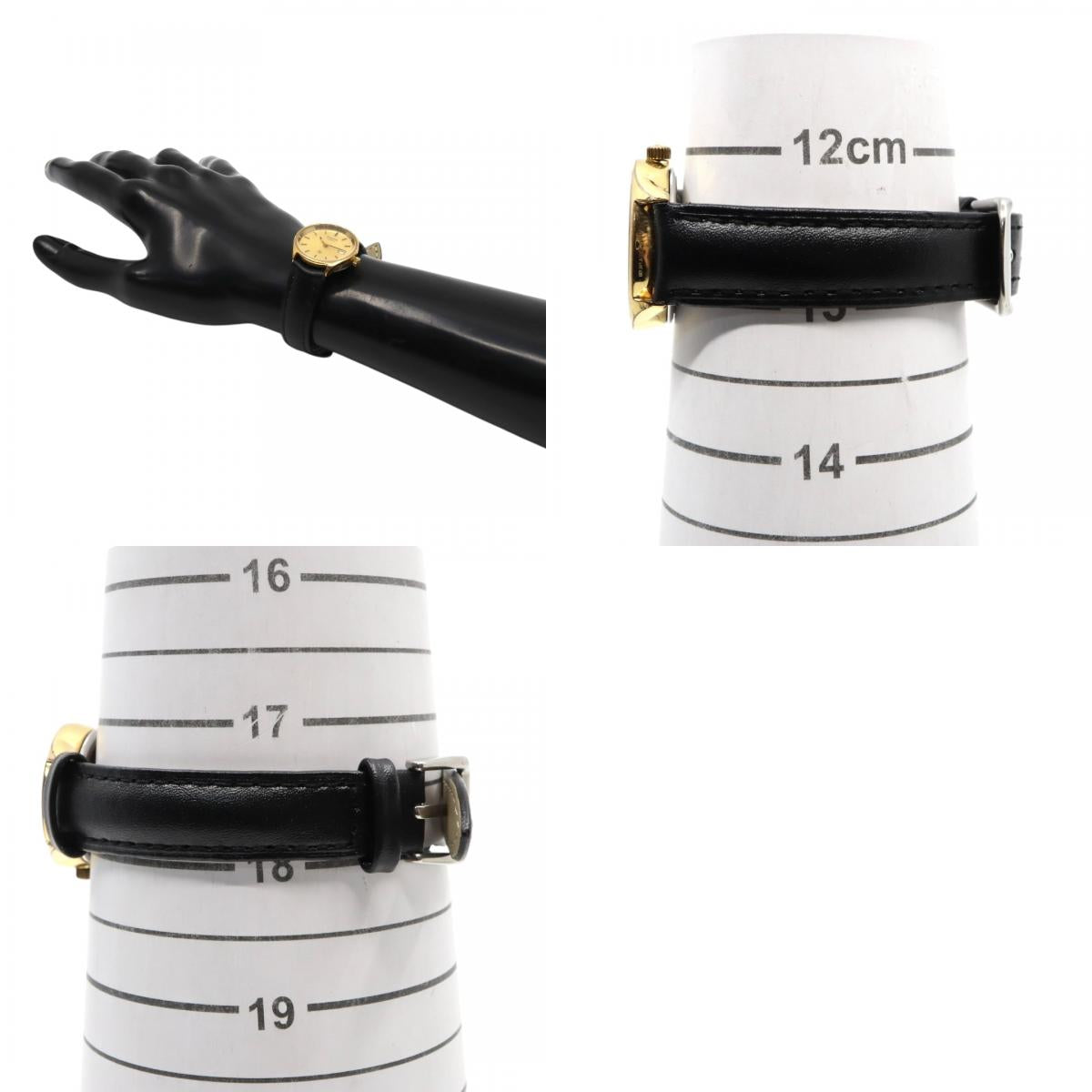 【美品/電池交換済/新品ベルト(社外品)】ラドー 腕時計 111.5141.2 レディース クオーツ ゴールド文字盤 デイト表示 ヴィンテージ アナログ ドレスウォッチ アンティーク クラシックデザイン エレガント 薄型 クリーニング済み G1