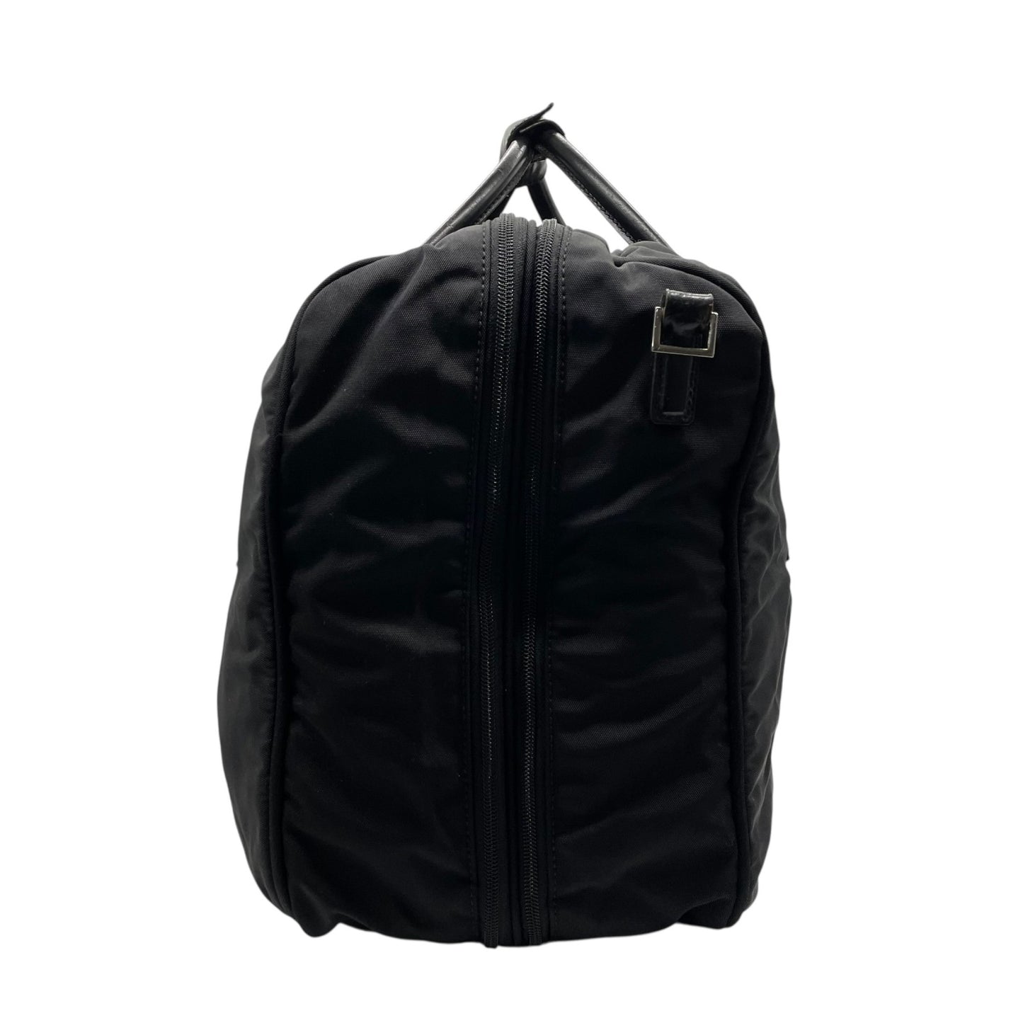 グッチ GUCCI ボストンバッグ ショルダーバッグ ブラック 黒 2way ナイロン レザー 大容量 トラベルバッグ ビジネスバッグ 斜め掛け可 ロゴ シルバー金具 メンズ X