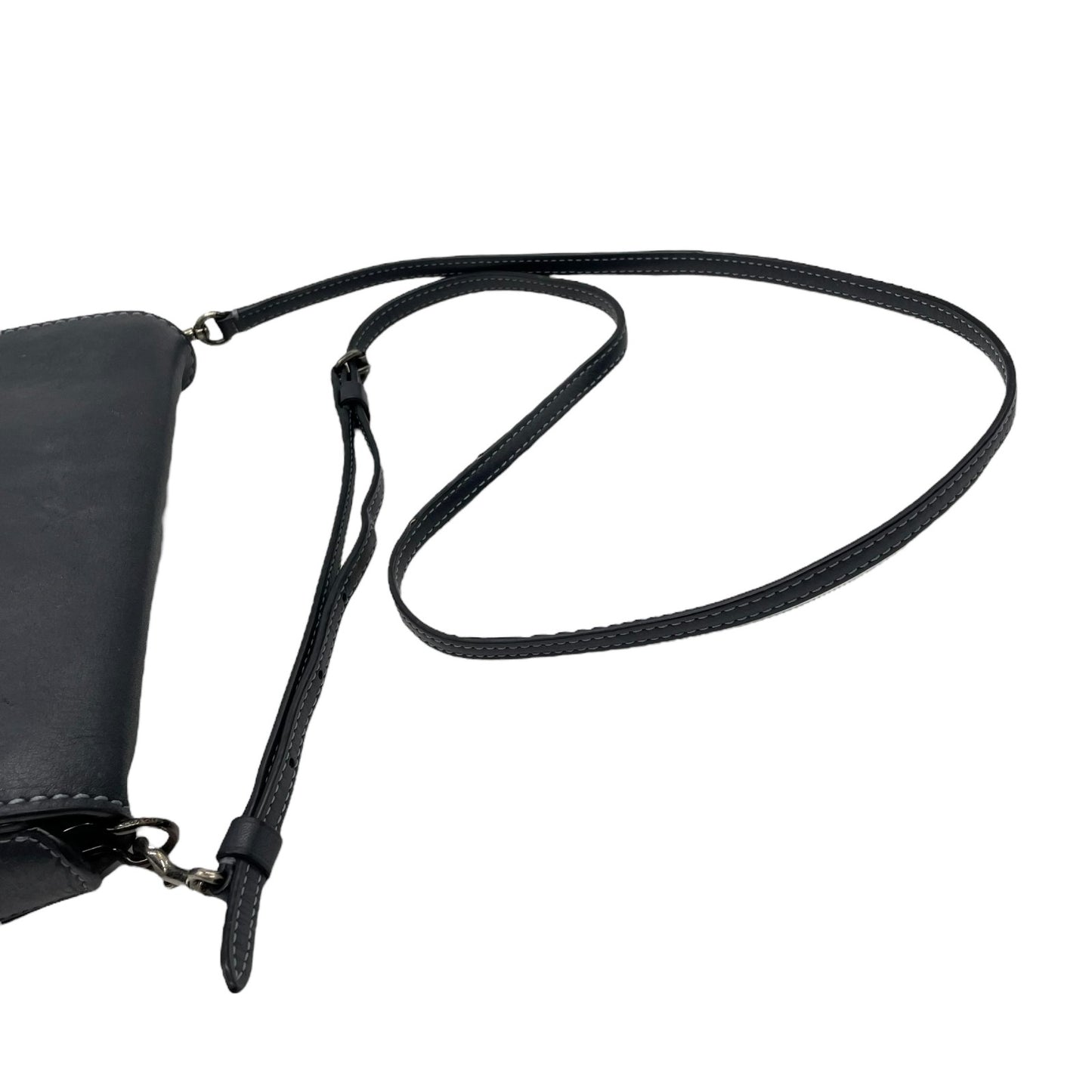 COACH コーチ ショルダーバッグ 紺 ネイビー レザー ブラック金具 ターンロック ディンキー ミニバッグ お財布バッグ 斜め掛け可 レディース C5