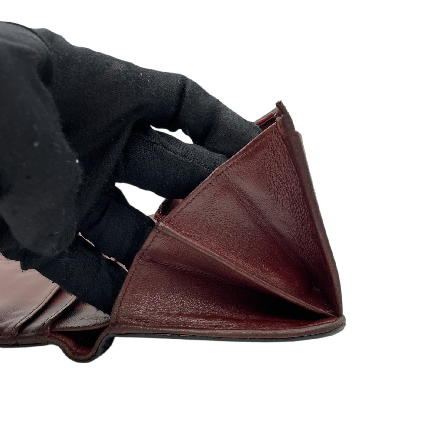 CHANEL シャネル 二つ折り 長財布 マトラッセ 黒 ブラック 茶 ブラウン レザー キャビアスキン ココマーク シルバー金具 レディース W4