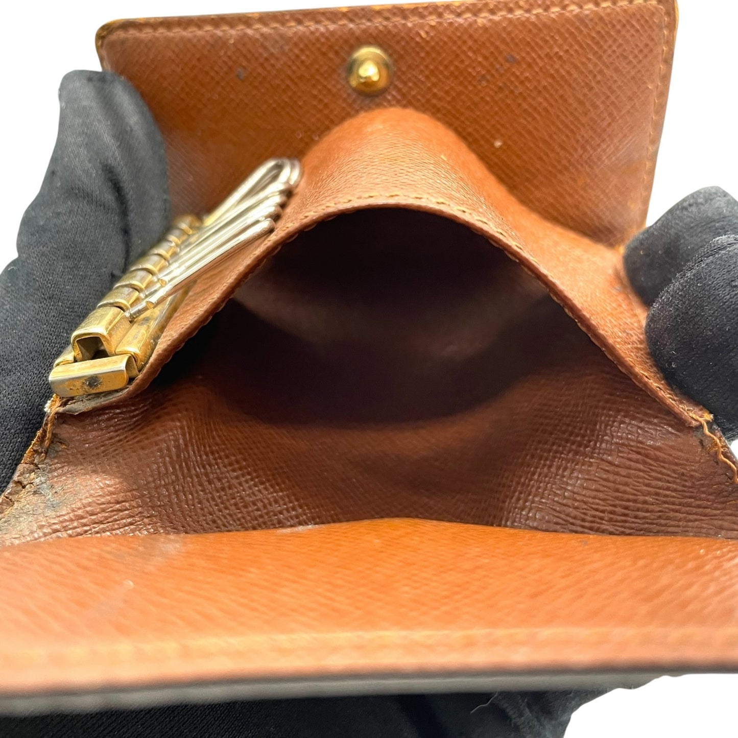 ルイヴィトン LOUIS VUITTON LV モノグラム ミュルティクレ 6連 キーケース M62630 茶色 ブラウン PVC レザー 1