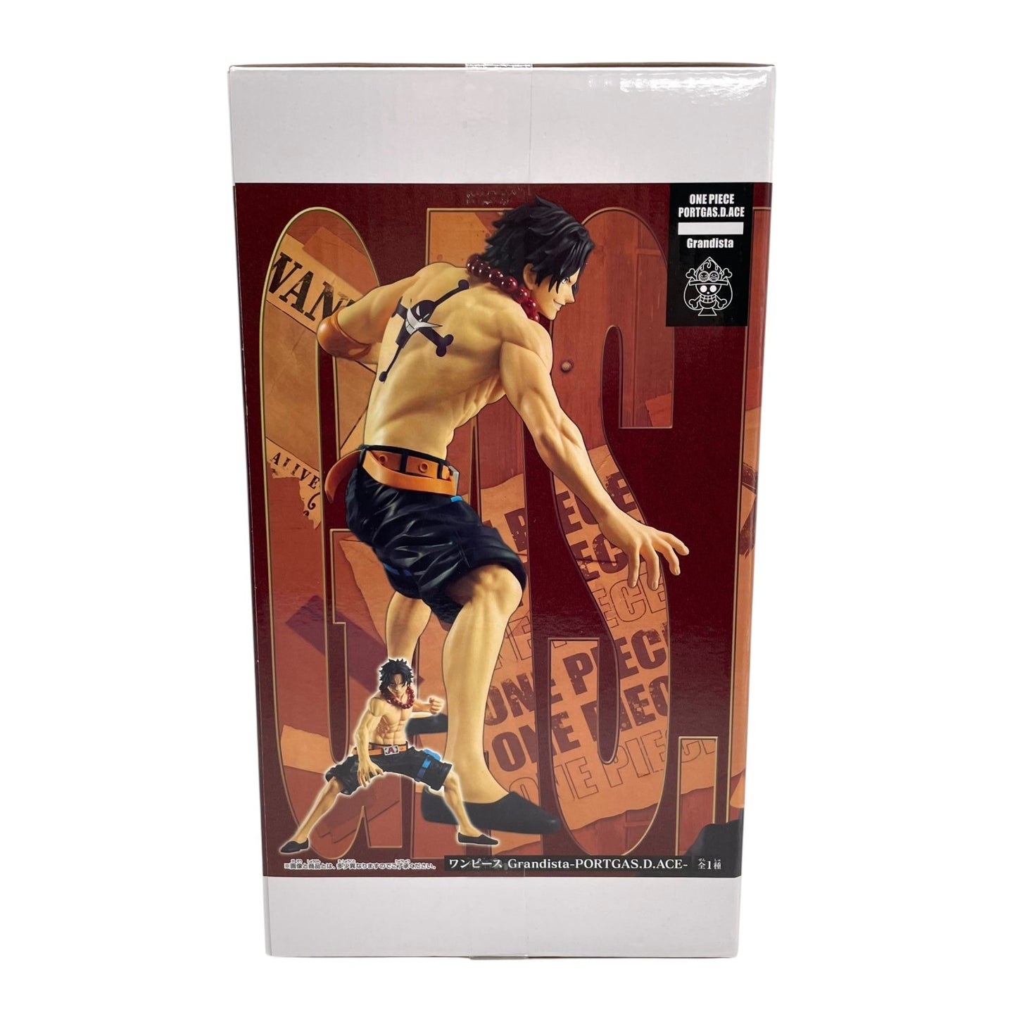 BANDAI ワンピース Grandista ポートガス・D・エース フィギュア BANPRESTO バンプレスト 未開封品 E