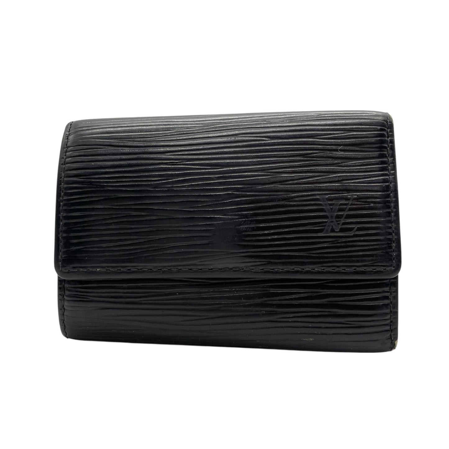 ルイ・ヴィトン Louis Vuitton ミュルティクレ6 M63812 エピ 6連キーケース ノワール ブラック レザー ゴールド金具 メンズ レディース M5