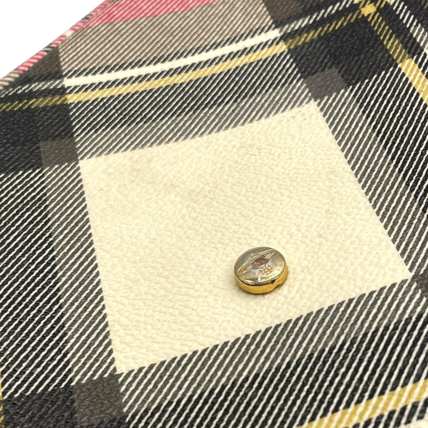 ヴィヴィアンウエストウッド Vivienne Westwood タータンチェック ボストンバッグ ハンドバッグ マルチカラー 赤 レッド 大容量 旅行トラベル C8