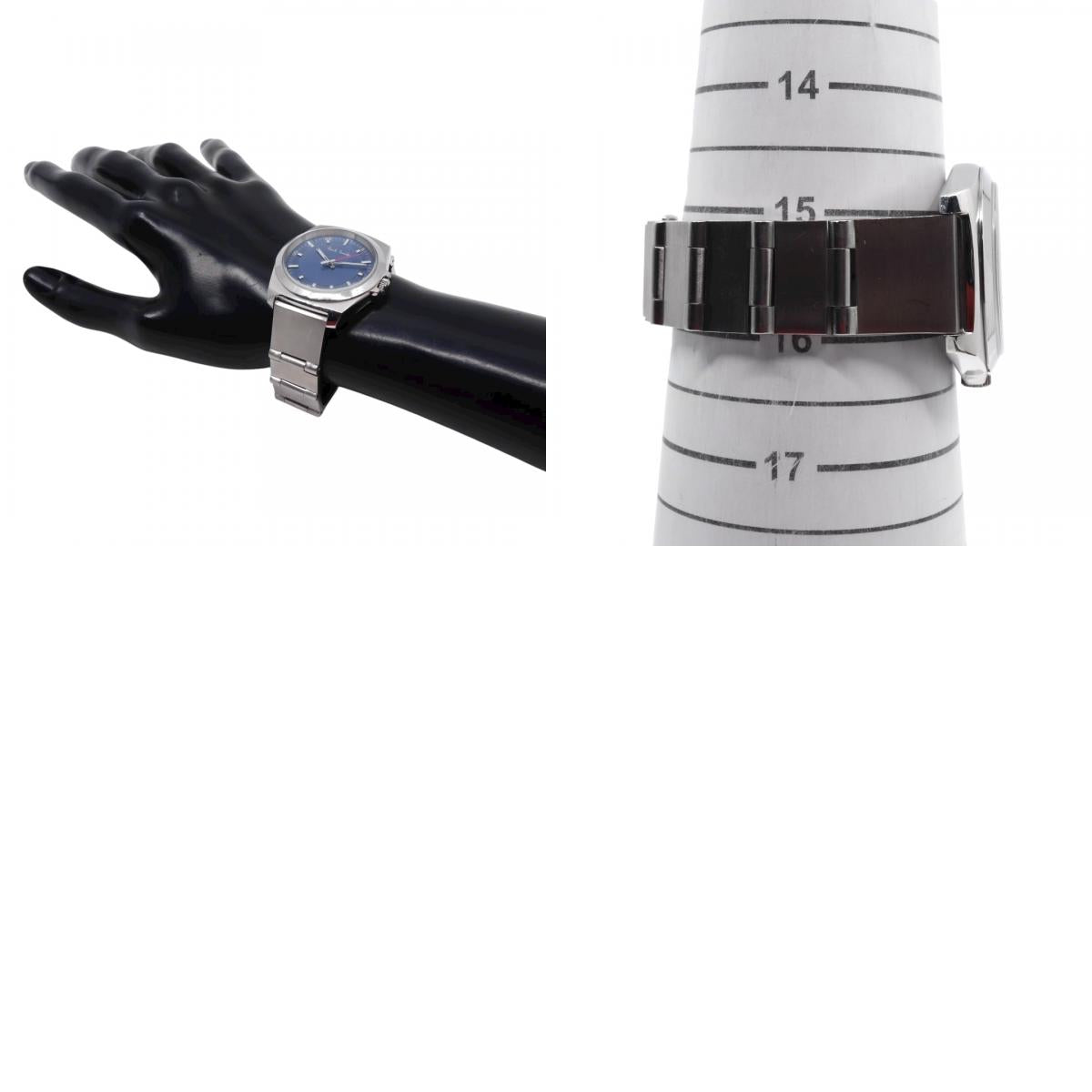 ポールスミス クローズドアイズ 腕時計 メンズ クォーツ ブルー文字盤 シルバー ステンレス シンプル ビジネス ドレスウォッチ アナログ 電池交換済み 稼働品 上品 フォーマル オフィス スタイリッシュ 銀 青 洗練 定番 人気モデル 10気圧防水 G10