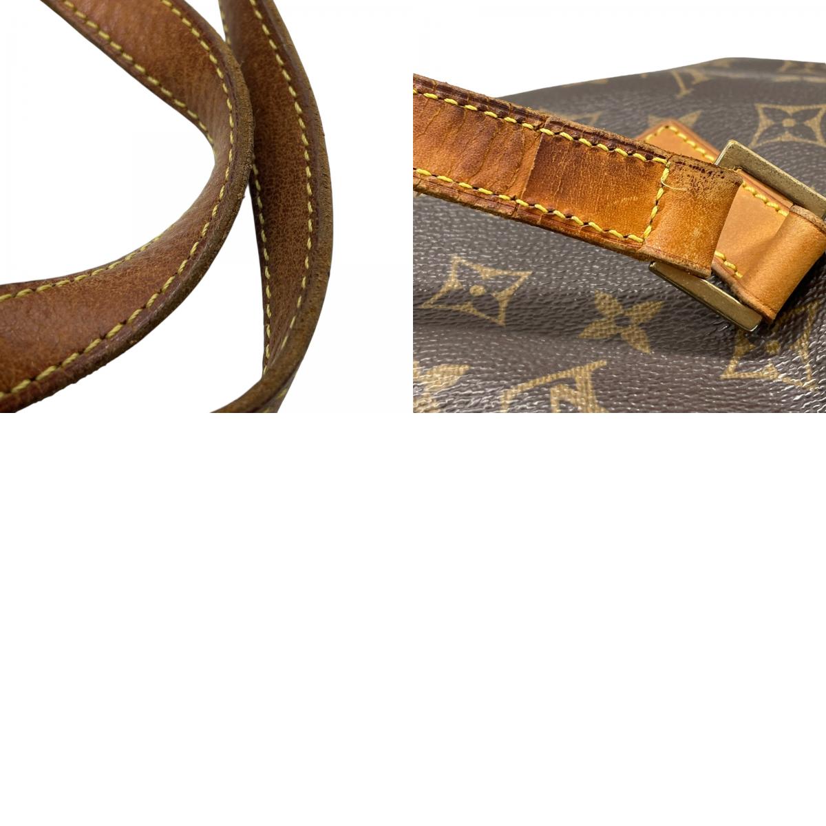 Authentic LOUIS VUITTON Monogram Cite Shoulder Bag M51181 Brown PVC Leather Gold Hardware Tote Bag Men's Women's Shoulder Strap