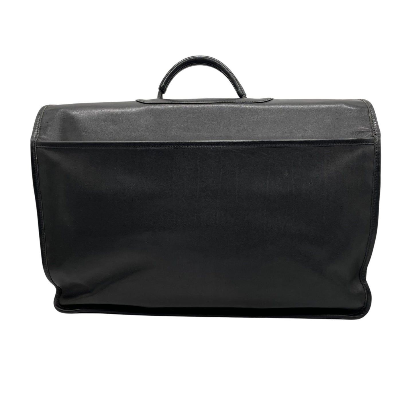 希少 COACH オールドコーチ ヴィンテージ ビジネスバッグ ブリーフケース ハンドバッグ 黒 ブラック ゴールド金具 ターンロック レザー 2WAY ダブルポケット 書類鞄 オールレザー E