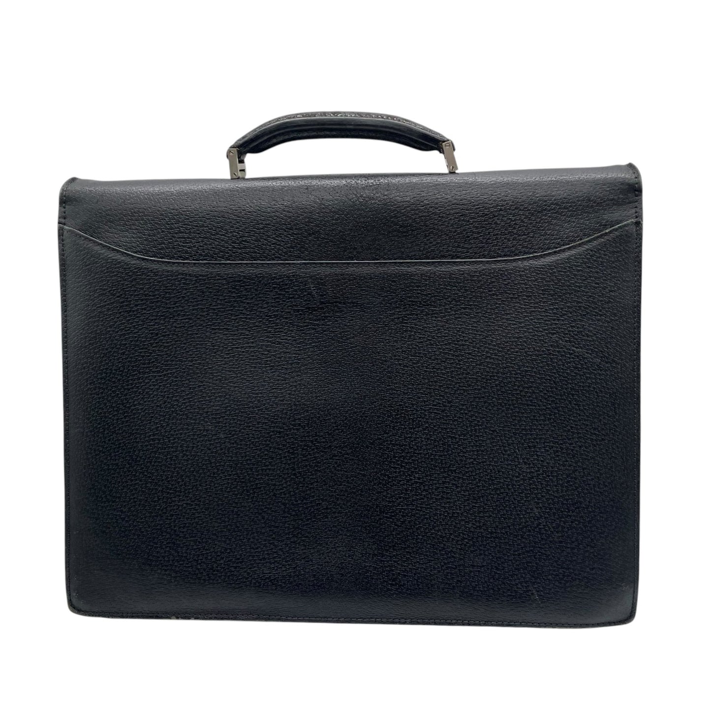 サルヴァトーレフェラガモ Salvatore Ferragamo ビジネスバッグ ブリーフケース レザー 黒 ブラック ダイヤルロック D5