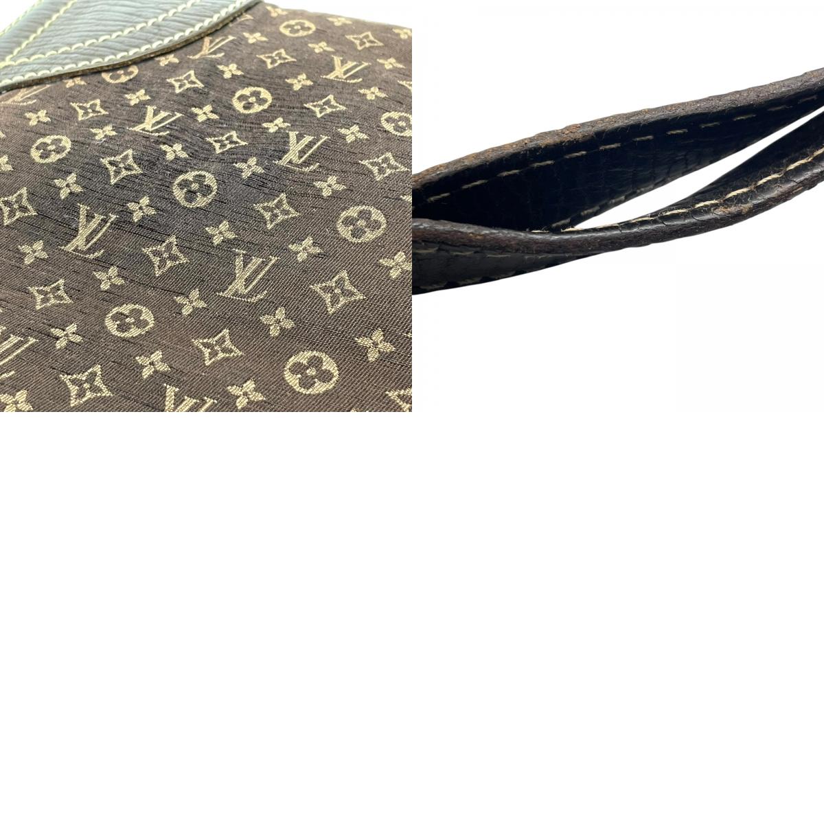 LOUIS VUITTON ルイ・ヴィトン トートバッグ キャンバス/レザー ブラウン【中古】 レディース