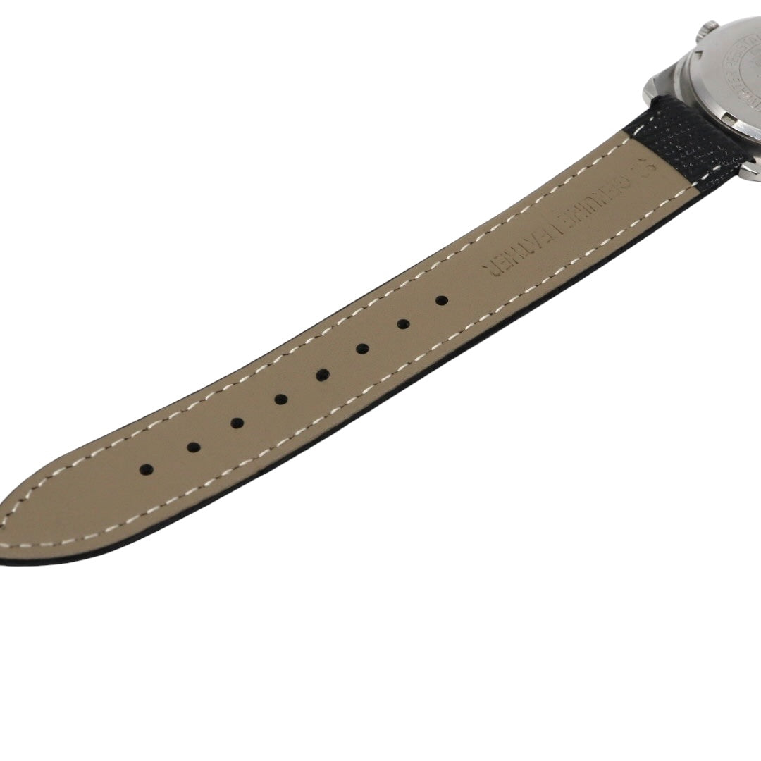 【美品】CITIZEN 手巻き 17JEWELS ヴィンテージ デイト付き メンズ 腕時計 シルバー文字盤 クラシックデザイン シチズン G11