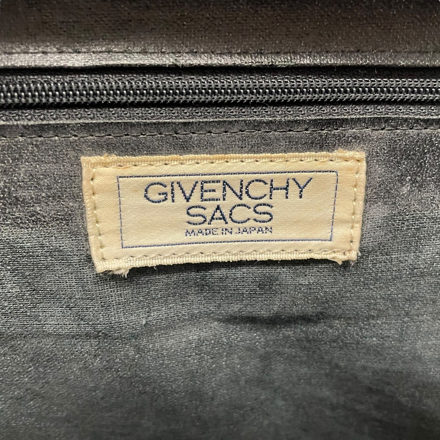 GIVENCHY ジバンシィ ジバンシー SACS ハンドバッグ 黒 ブラック レザー 本革 ゴールド金具 トップハンドル Gロゴ 手提げ レディース ヴィンテージ B5