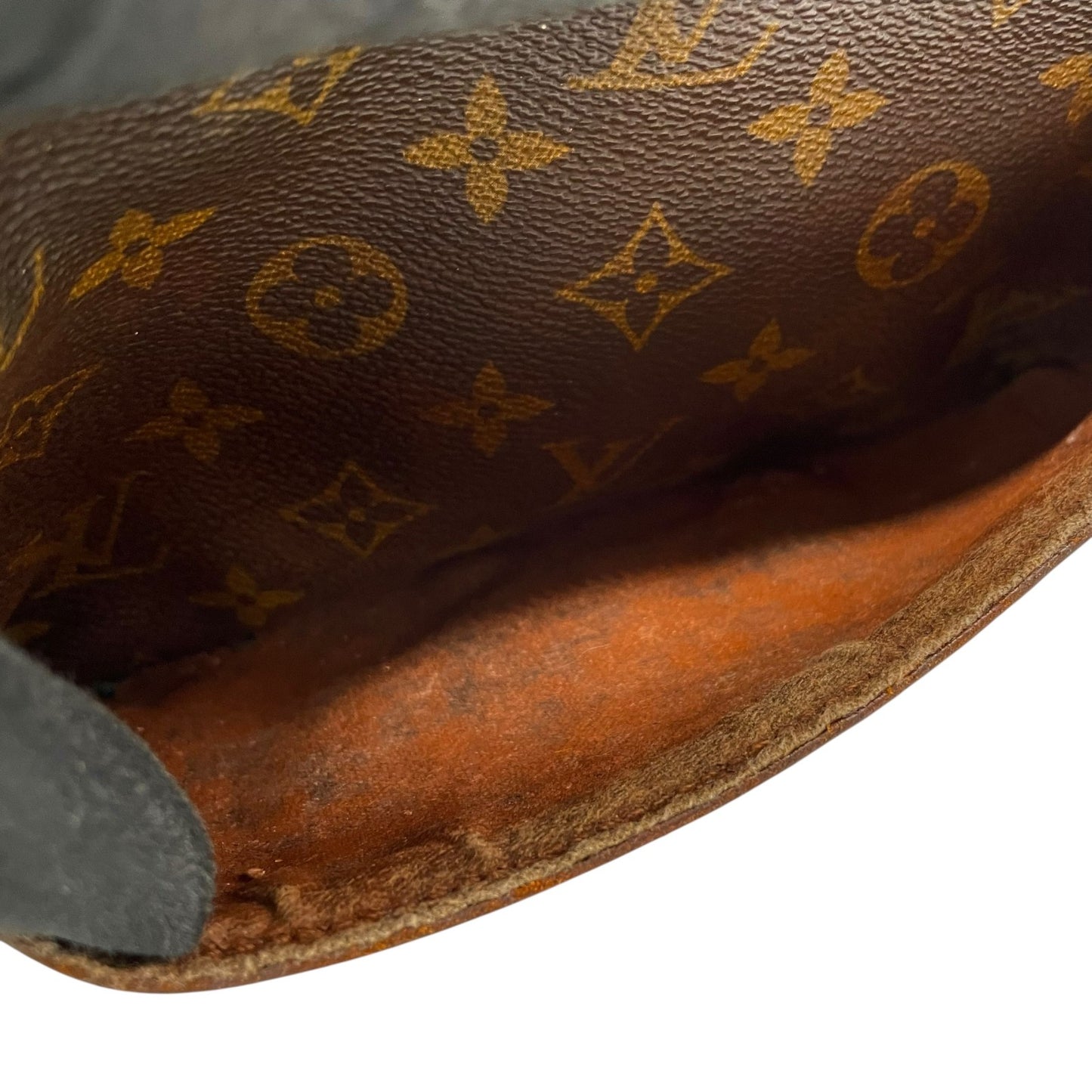 LOUIS VUITTON ルイヴィトン モノグラム コンピエーニュ セカンドバッグ クラッチバッグ PVC レザー M51847 茶 ブラウン ゴールド金具 メンズ W3