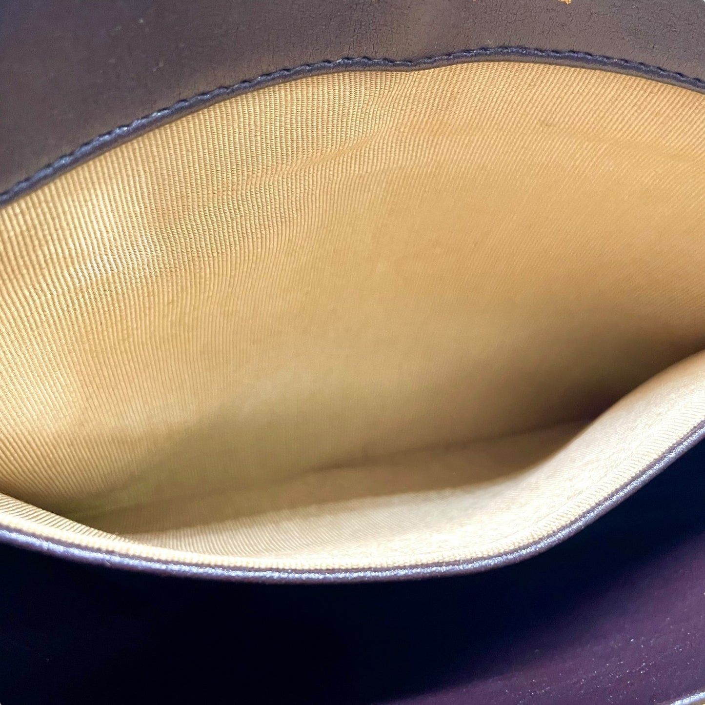 美品 Christian Dior クリスチャンディオール ショルダーバッグ ヴィンテージ ワンショルダー ハンドバッグ ダークブラウン レザー ゴールド金具 CDロゴ レディース U3