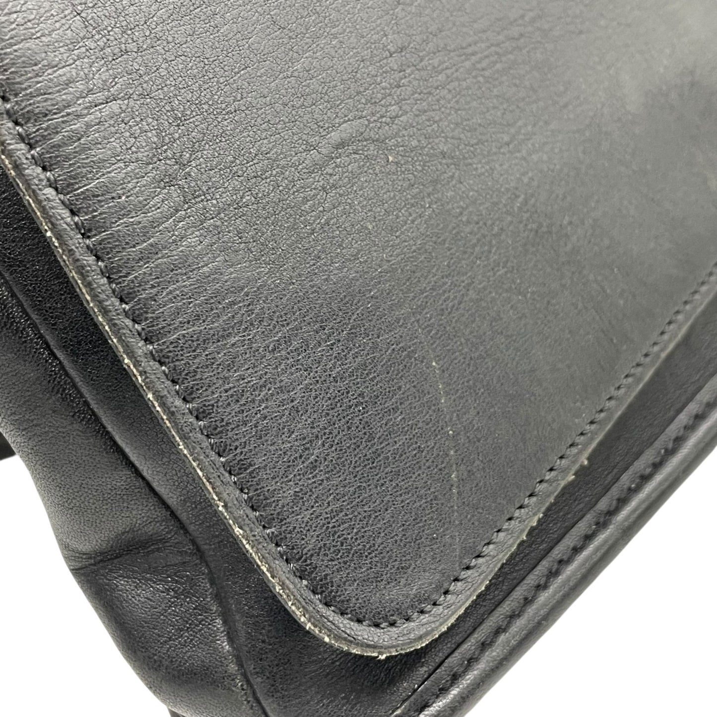 希少 COACH コーチ ショルダーバッグ メッセンジャー 肩掛け 斜め掛け USA製 グラブタンレザー 黒 ブラック シルバー金具 9431 ヴィンテージ オールレザー 本革 U12