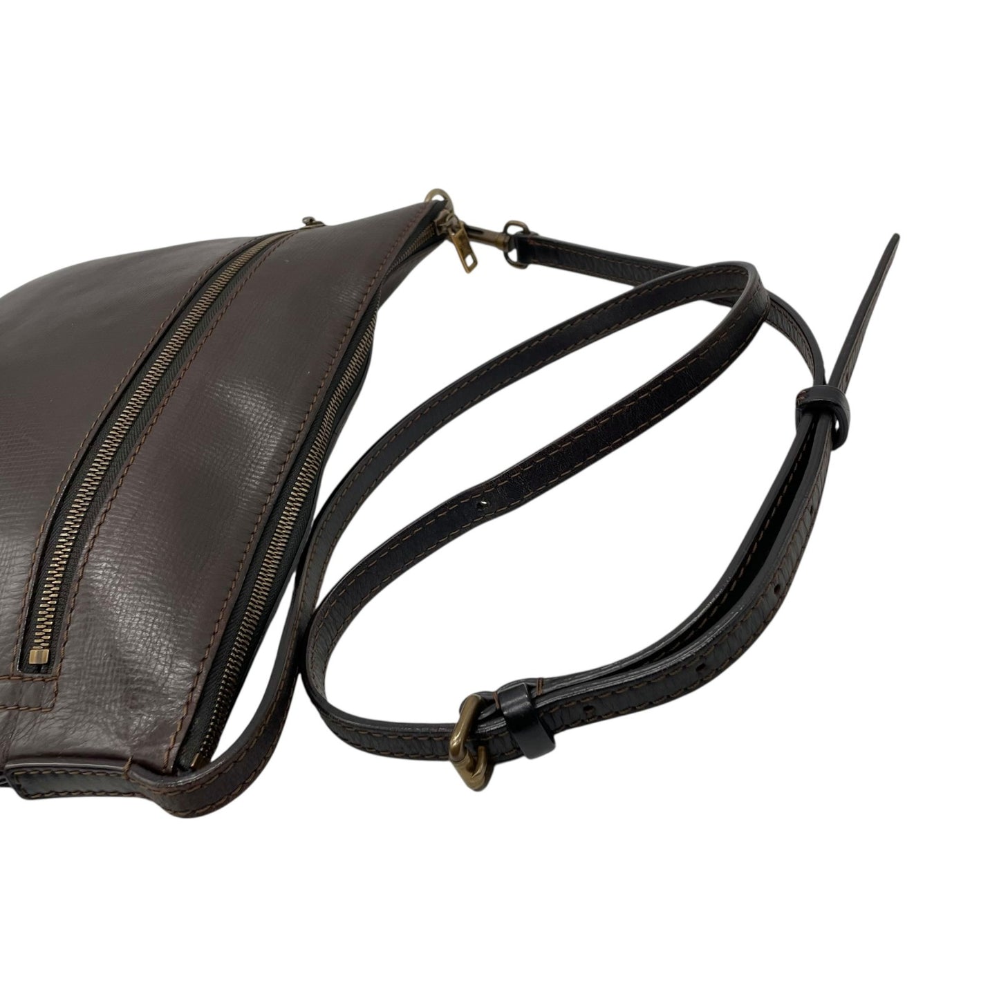 ルイ・ヴィトン LOUIS VUITTON サック・プラ ショルダーバッグ ユタレザー ブラウン系 カフェ M92073 メンズ レディース K8