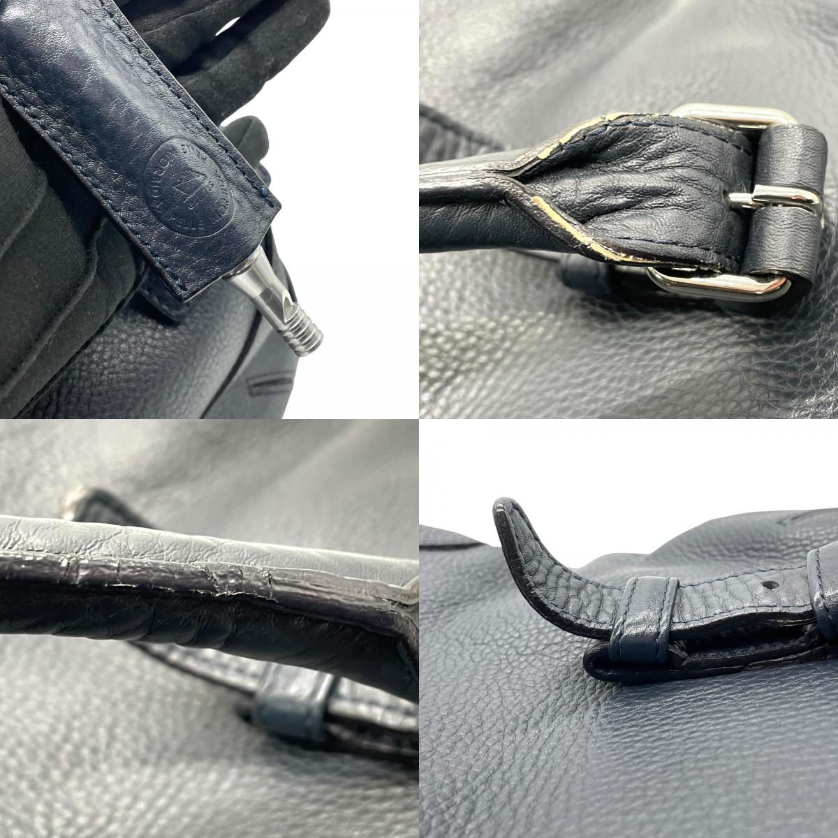 美品 PELLE MORBIDA ペッレモルビダ メイデンヴォヤージュ ビジネスバッグ オールレザー 2WAY ボストンバッグ ショルダーストラップ付 ブラック メンズ 書類鞄 正規品 ネームタグ ホイッスル付き B4