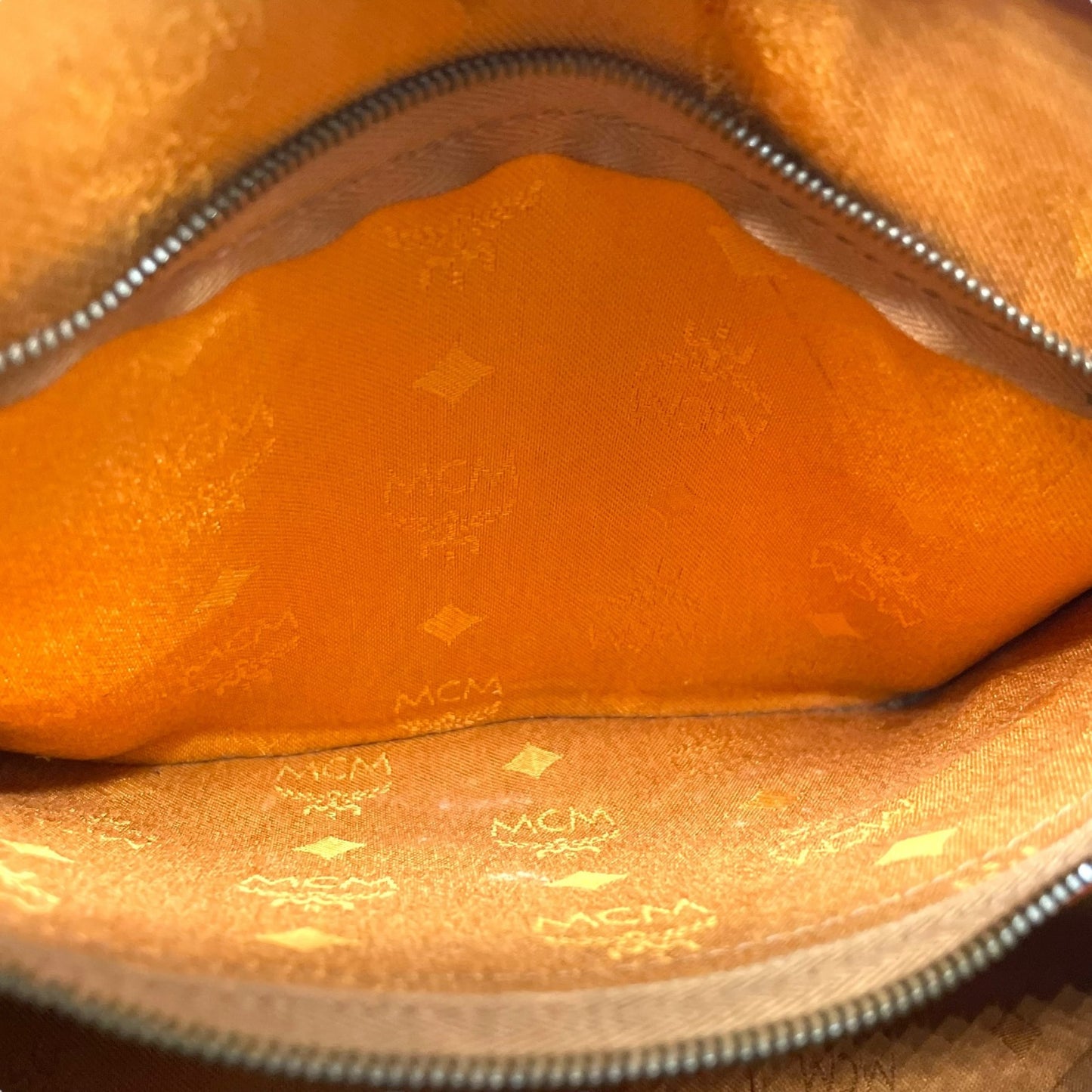 MCM エムシーエム ヴィセトス柄 ボストンバッグ 2WAY ハンドバッグ ショルダーバッグ レザー ブラウン 茶色 ヴィンテージ C