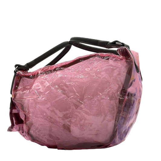 ディーゼル DIESEL PVC×ナイロン ショルダーバッグ トートバッグ ピンク レディース S95 Y2K 00s vintage