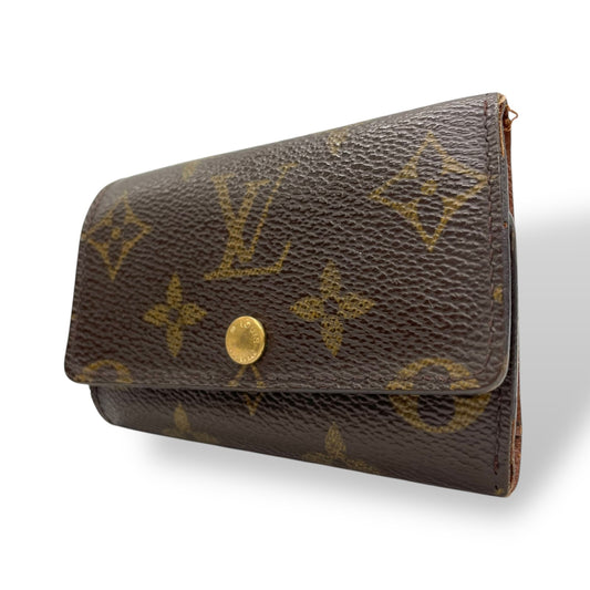 ルイ・ヴィトン Louis Vuitton ミュルティクレ6 M62630 モノグラム 6連キーケース ブラウン PVC×レザー ゴールド金具 レディース メンズ M5