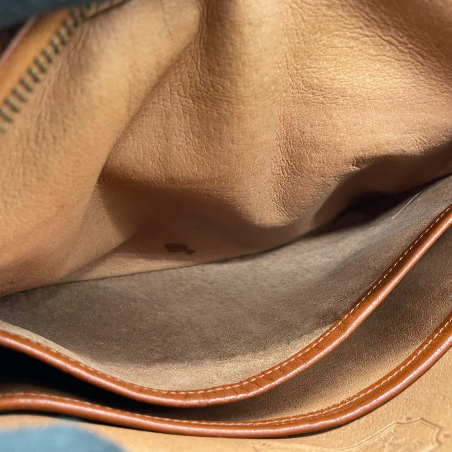 MCM ヴィンテージ ヴィセトス スクエア クラッチバッグ セカンドバッグ ブラウン モノグラム レザー切替 ゴールド金具 ユニセックス s96