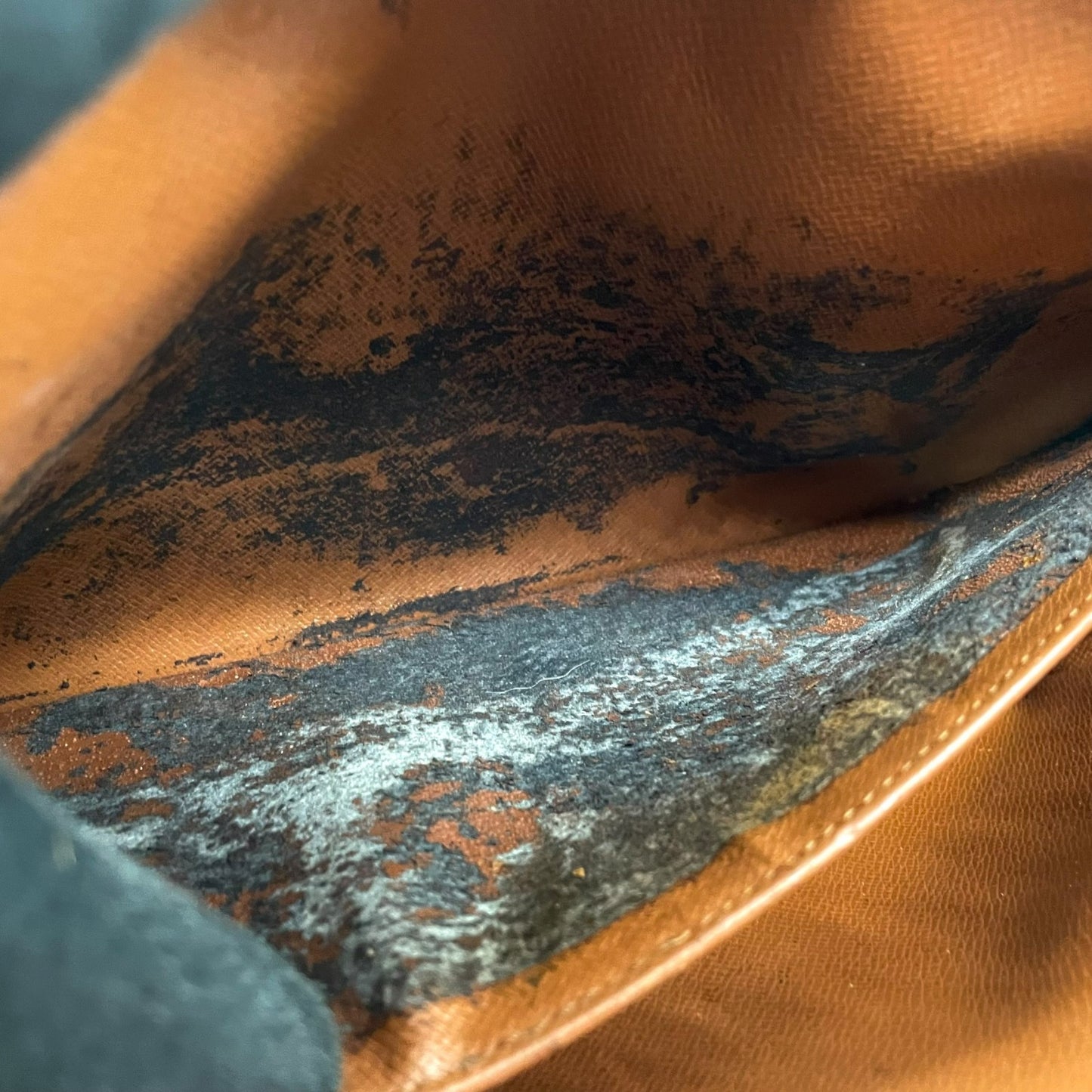 LOUIS VUITTON ルイヴィトン モノグラム コンピエーニュ セカンドバッグ クラッチバッグ PVC レザー M51847 茶 ブラウン ゴールド金具 メンズ W3