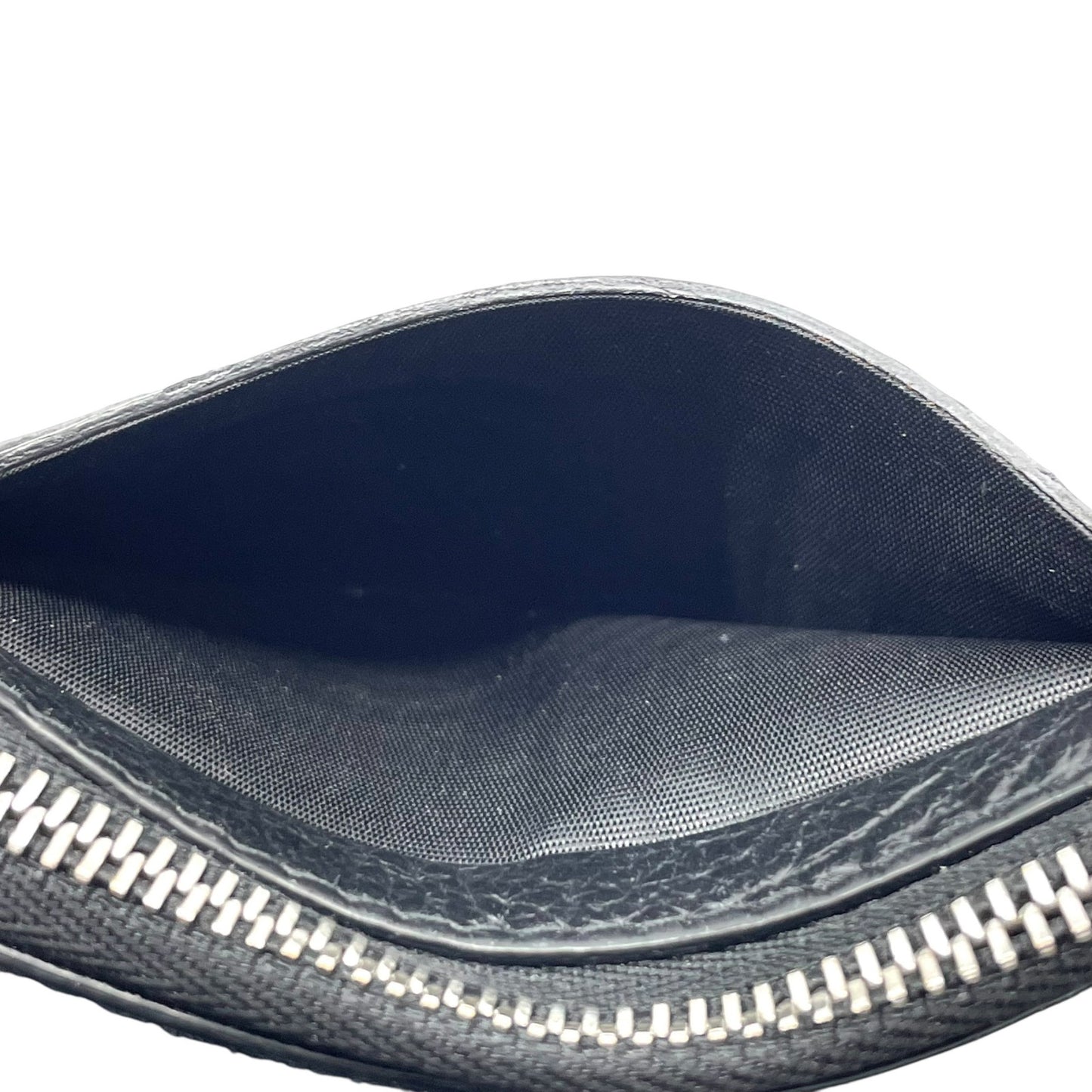 Maison Margiela メゾンマルジェラ カードケース コインケース 黒 ブラック 4ステッチ レザー ギャランティカード付き W5