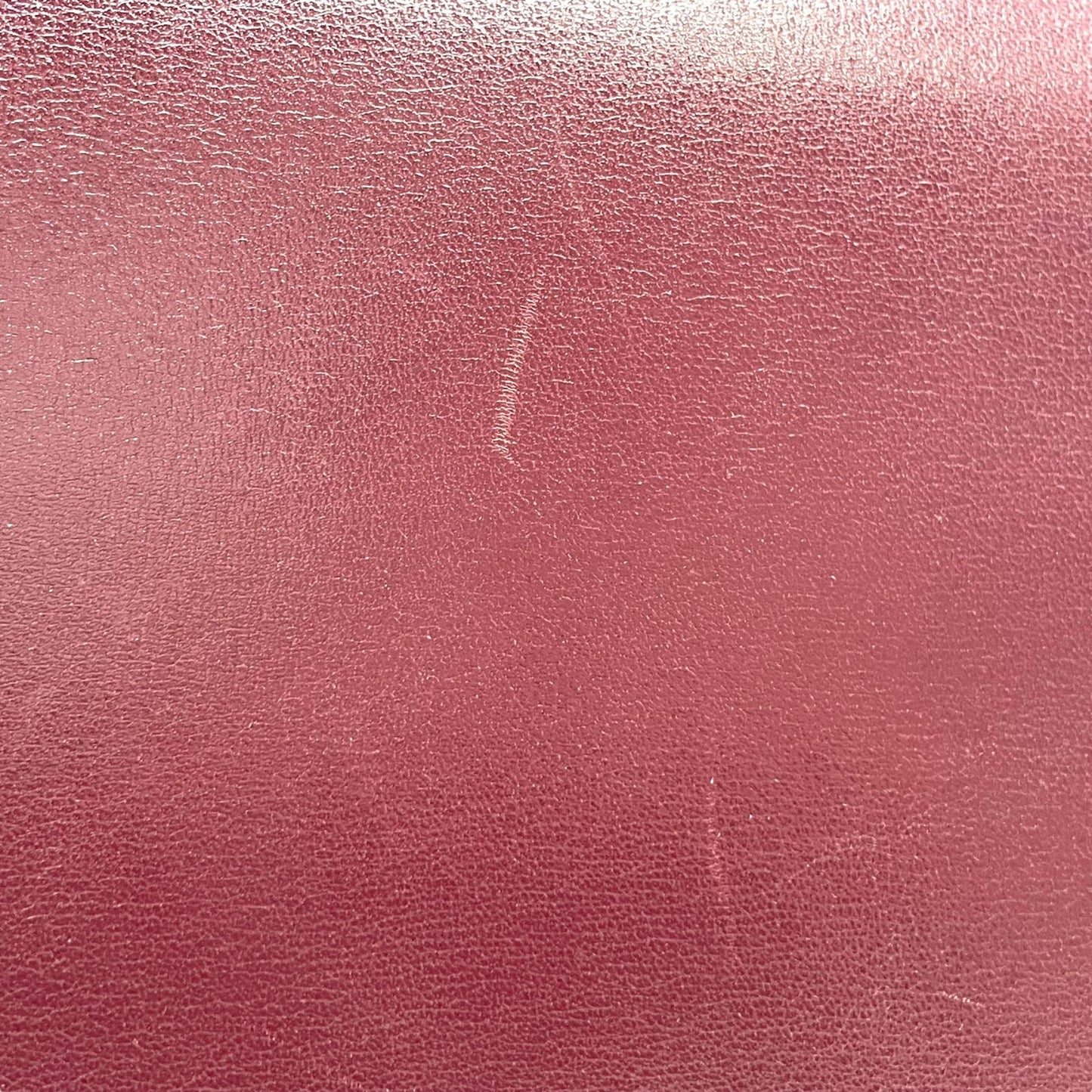 Authentic Christian Dior Shoulder Bag Red Bordeaux Leather Gold Hardware Logo Vintage