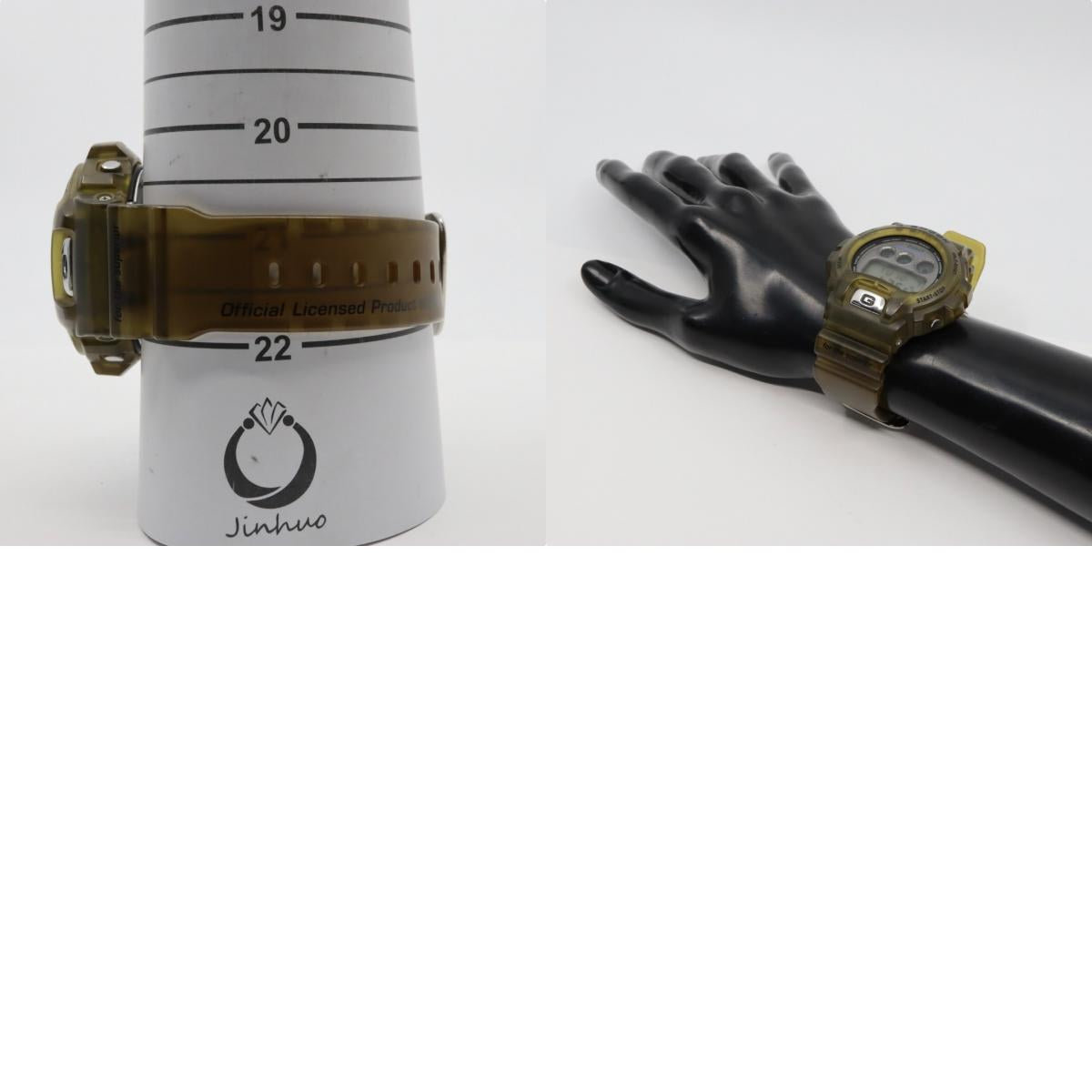 【未使用級/電池交換済】カシオ G-SHOCK DW-6900WF 1998 FIFAワールドカップ フランス大会 限定モデル 腕時計 メンズ デジタル スケルトン カーキ 20気圧防水 ストリート カジュアル ヴィンテージ クリーニング済み G2