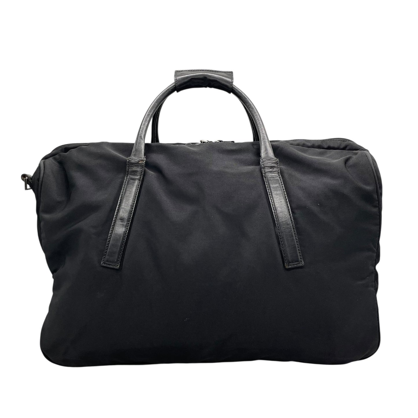 グッチ GUCCI ボストンバッグ ショルダーバッグ ブラック 黒 2way ナイロン レザー 大容量 トラベルバッグ ビジネスバッグ 斜め掛け可 ロゴ シルバー金具 メンズ X