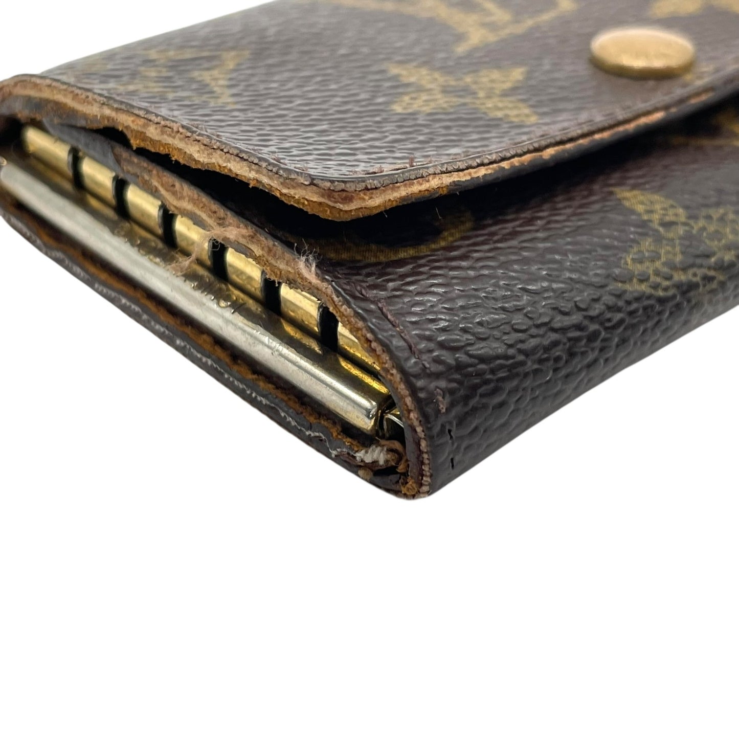 ルイヴィトン LOUIS VUITTON LV モノグラム ミュルティクレ 6連 キーケース M62630 茶色 ブラウン PVC レザー 1