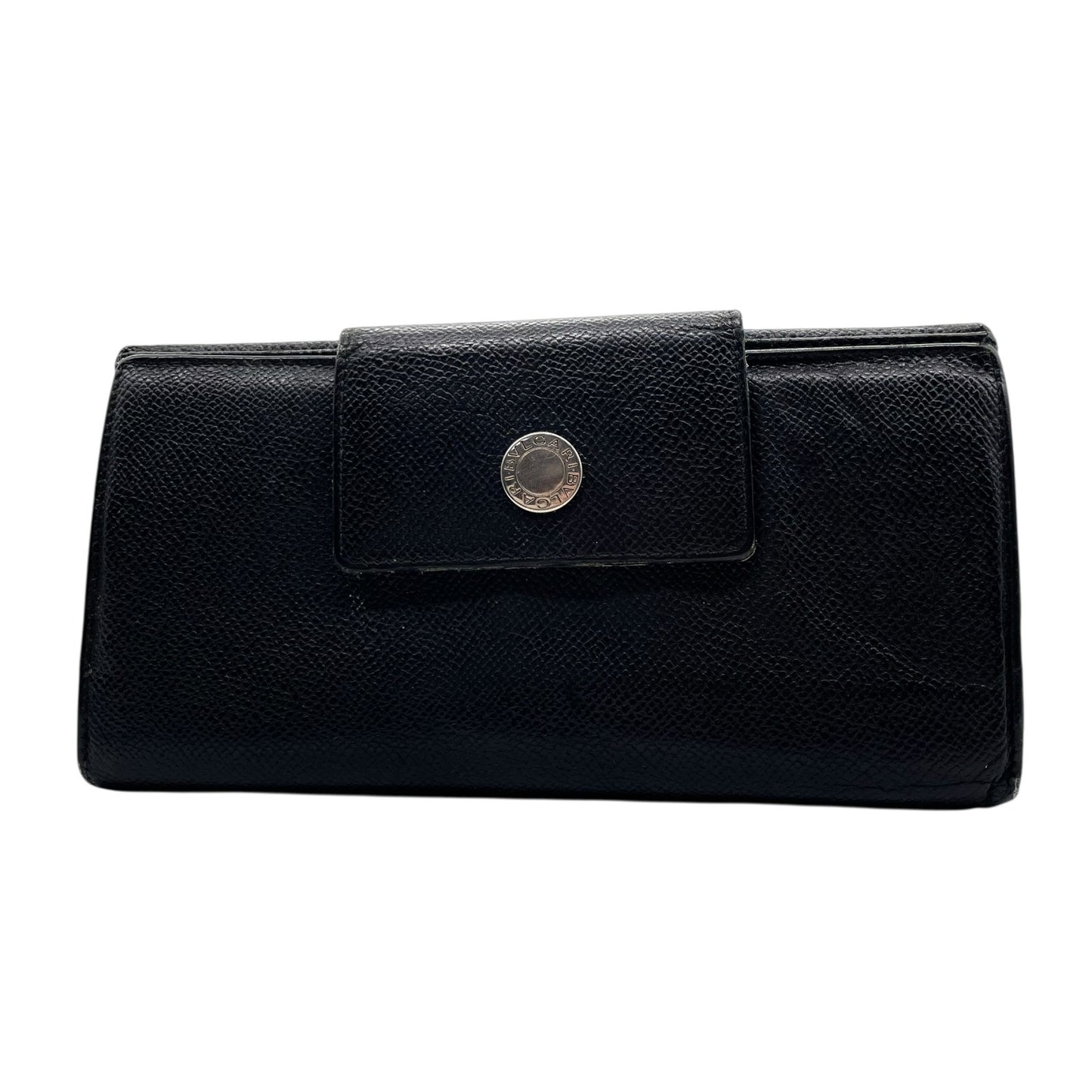 ブルガリ BVLGARI ブルガリブルガリ レザー 長財布 ブラック 黒 ロゴサークル金具 メンズ レディース ヴィンテージ ウォレット W4