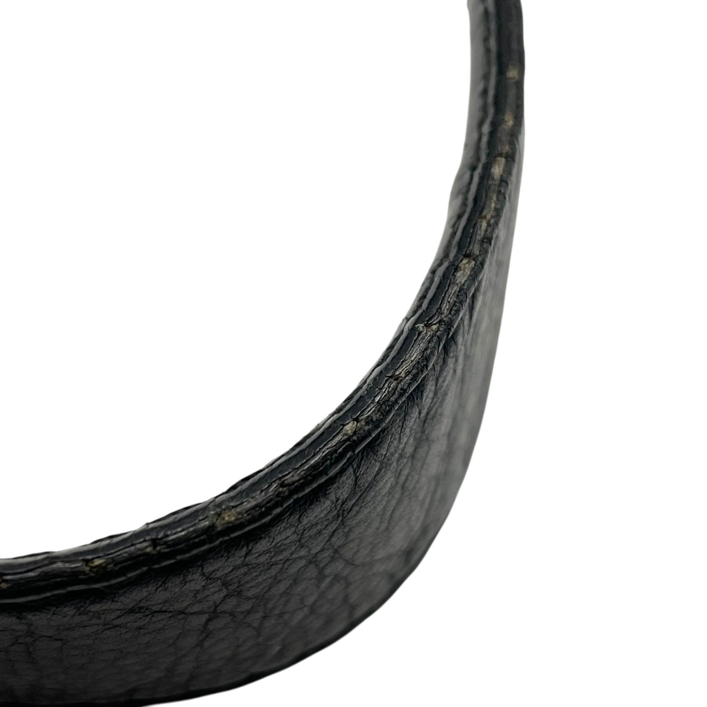 美品 グッチ GUCCI GG柄 グッチシマ レザー ホーボーバッグ ワンショルダー黒 ブラック ショルダーバッグ ロゴプレート ゴールド金具 ヴィンテージ レディース Z1